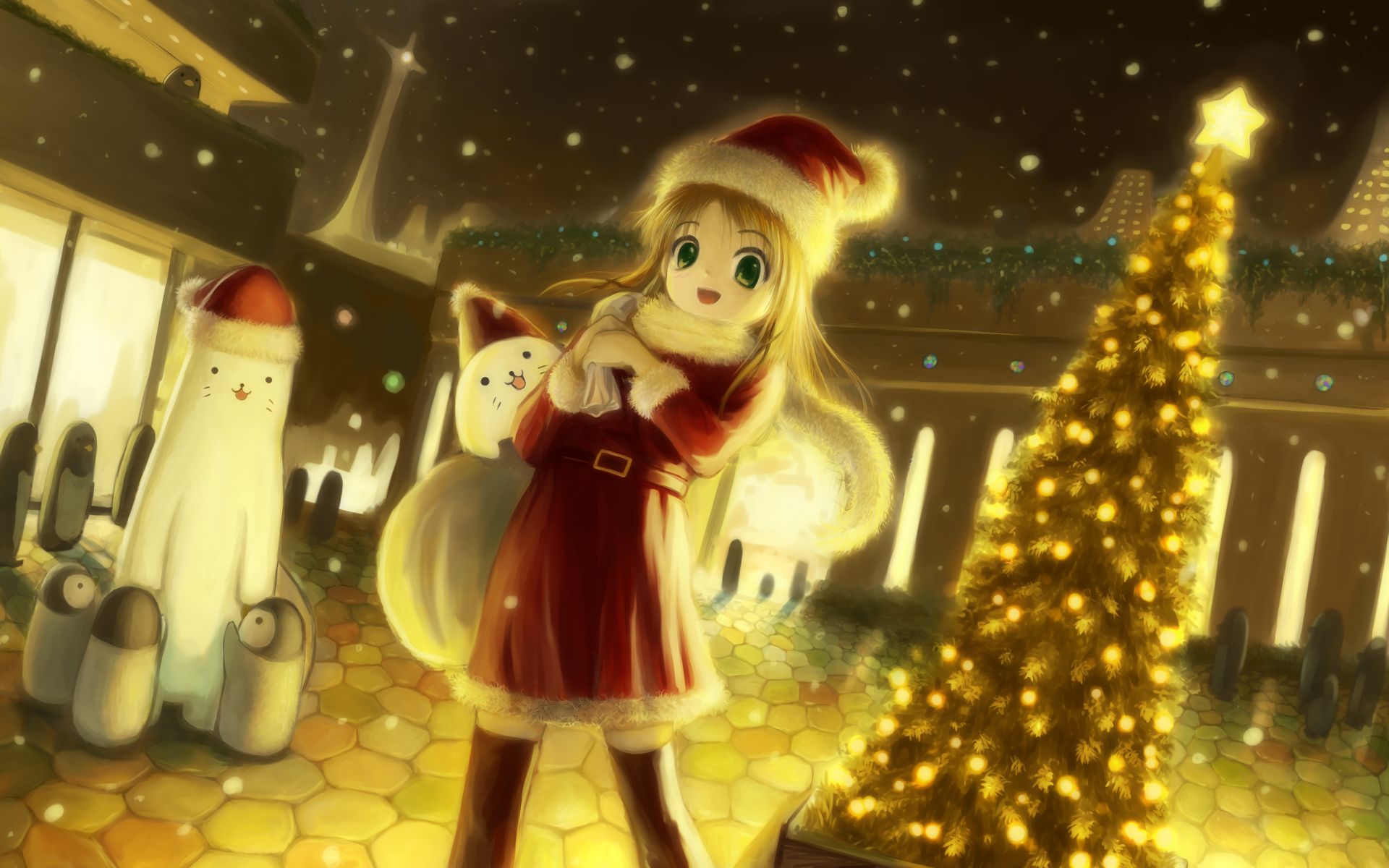 Winter Christmas Anime Background  lupongovph
