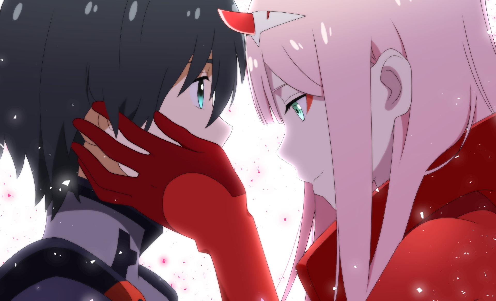android zero two (darling in the franxx), hiro (darling in the franxx), darling in the franxx, anime