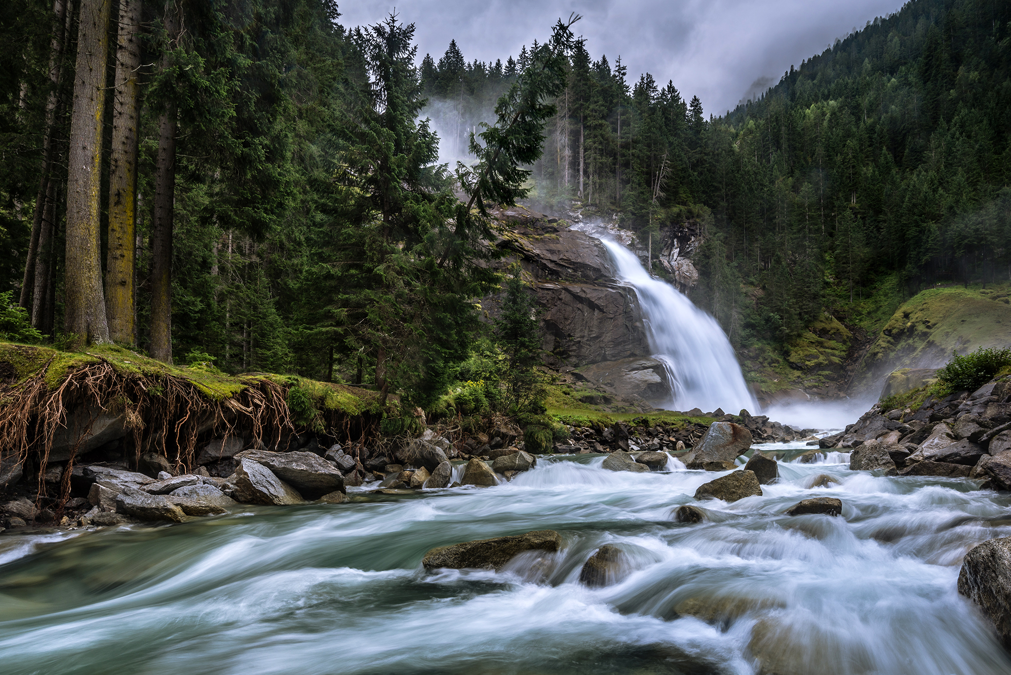 Водопады Криммль, Криммль, Австрия