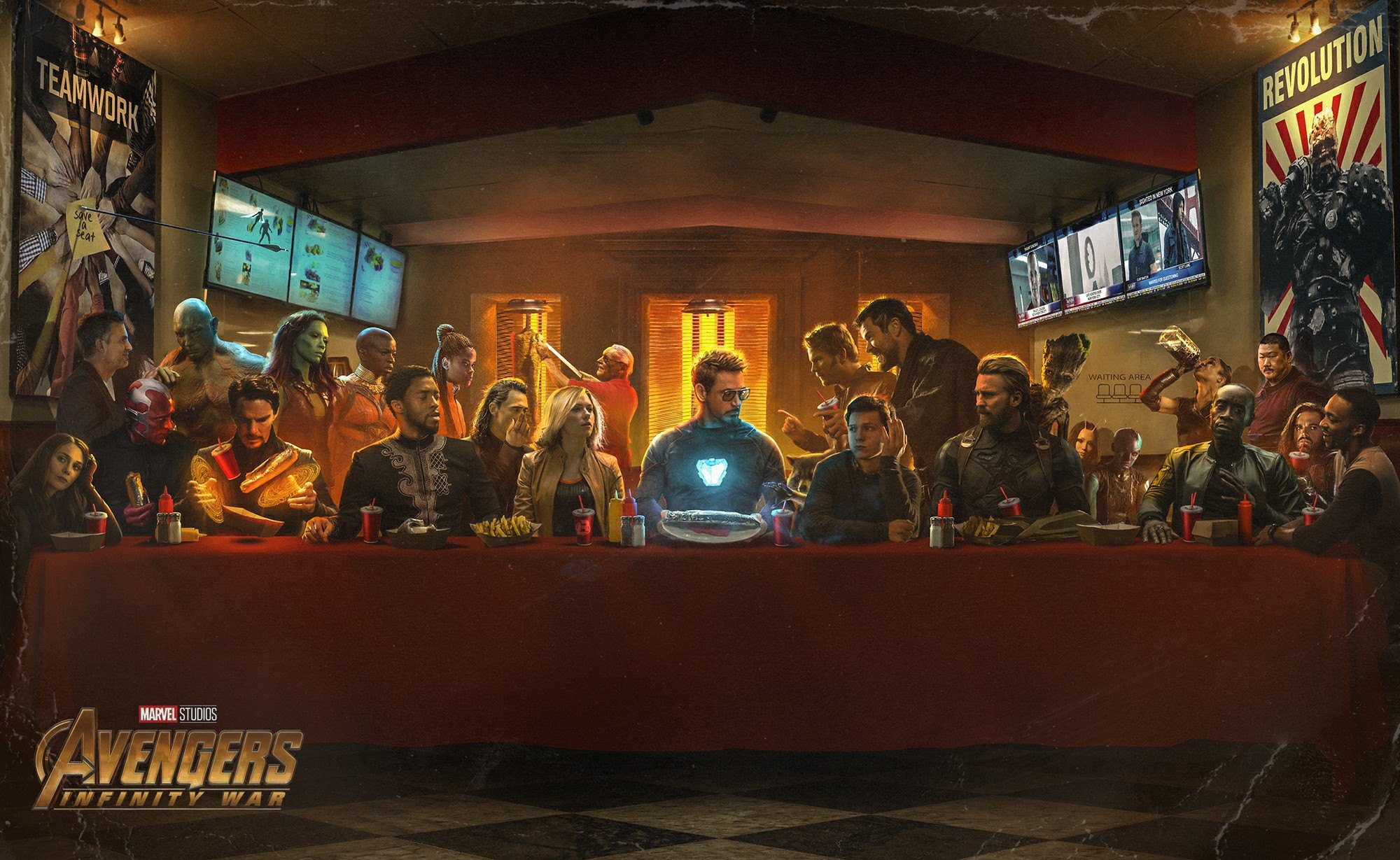 HQ The Last Supper Background