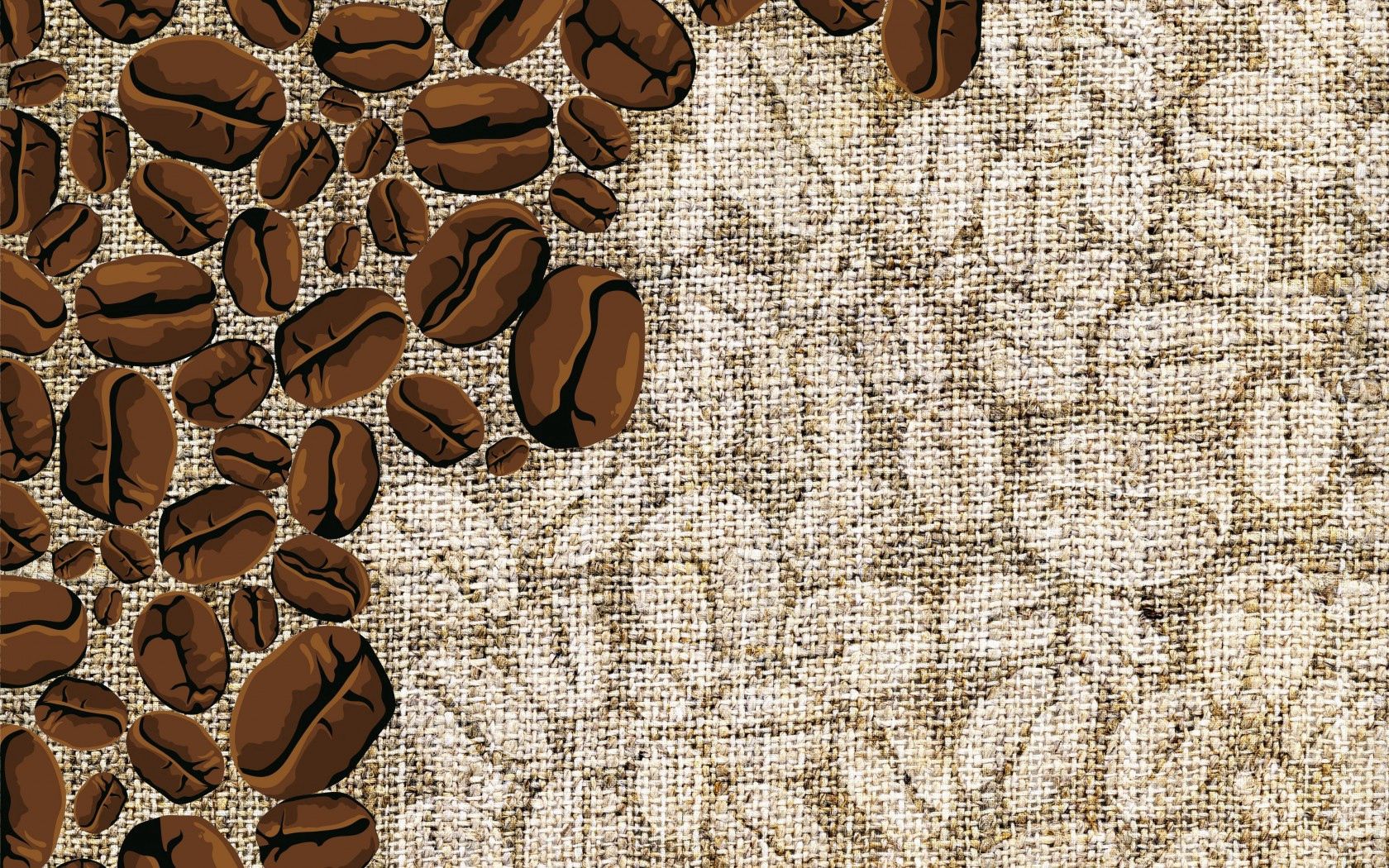 coffee, texture, textures, cloth, grains, grain, mat, matting, sackcloth 1080p