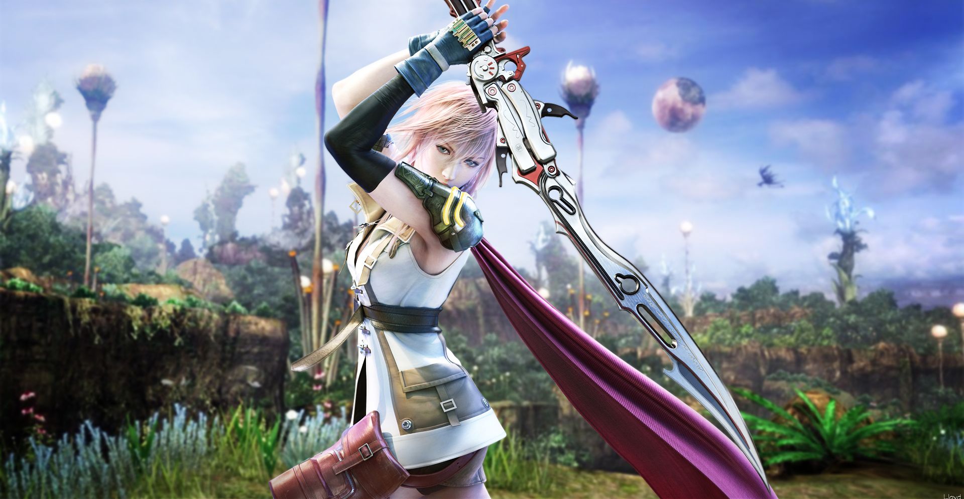 Final Fantasy XIII - Oerba Yun Fang Ultra HD Desktop Background