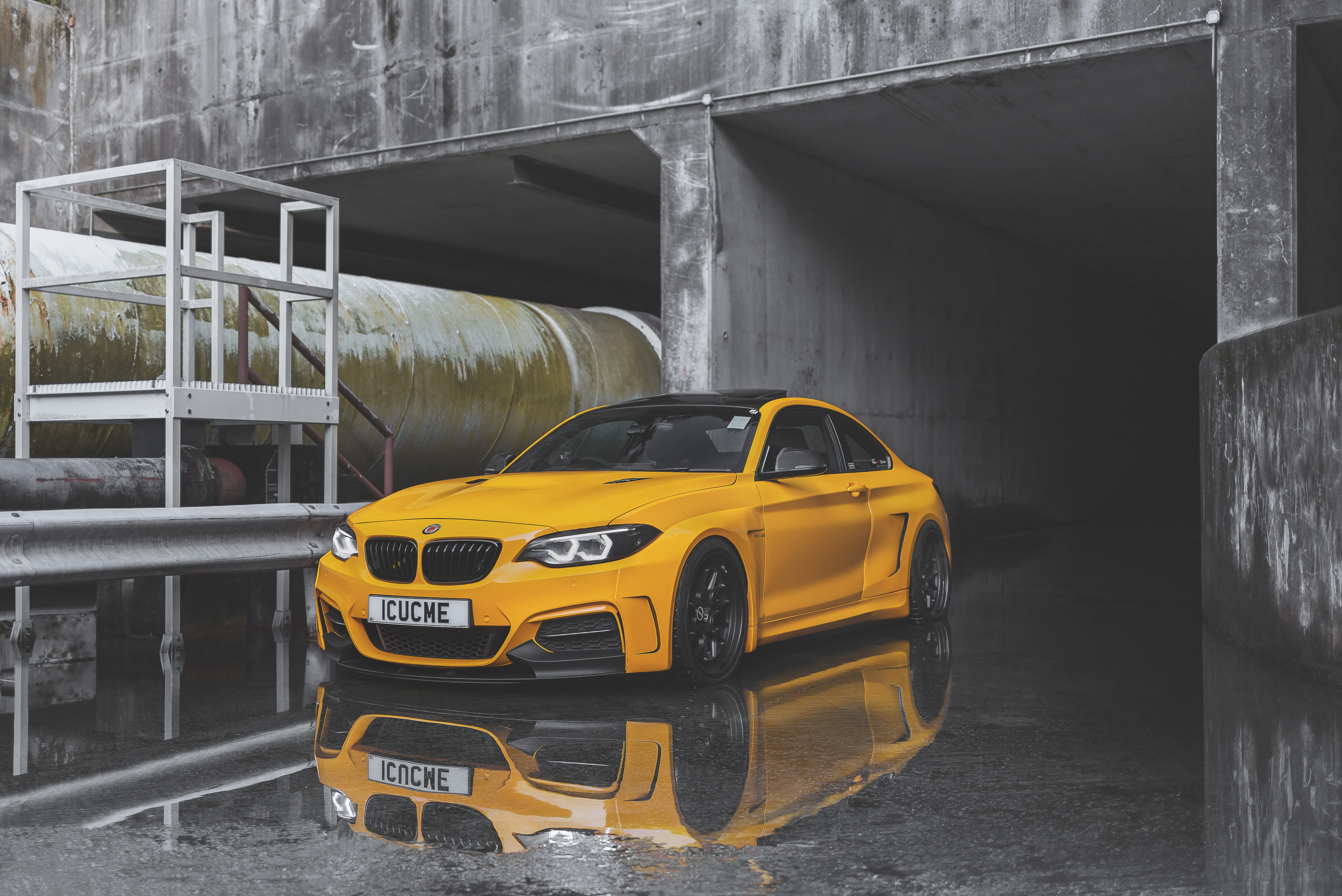 BMW m2 Yellow