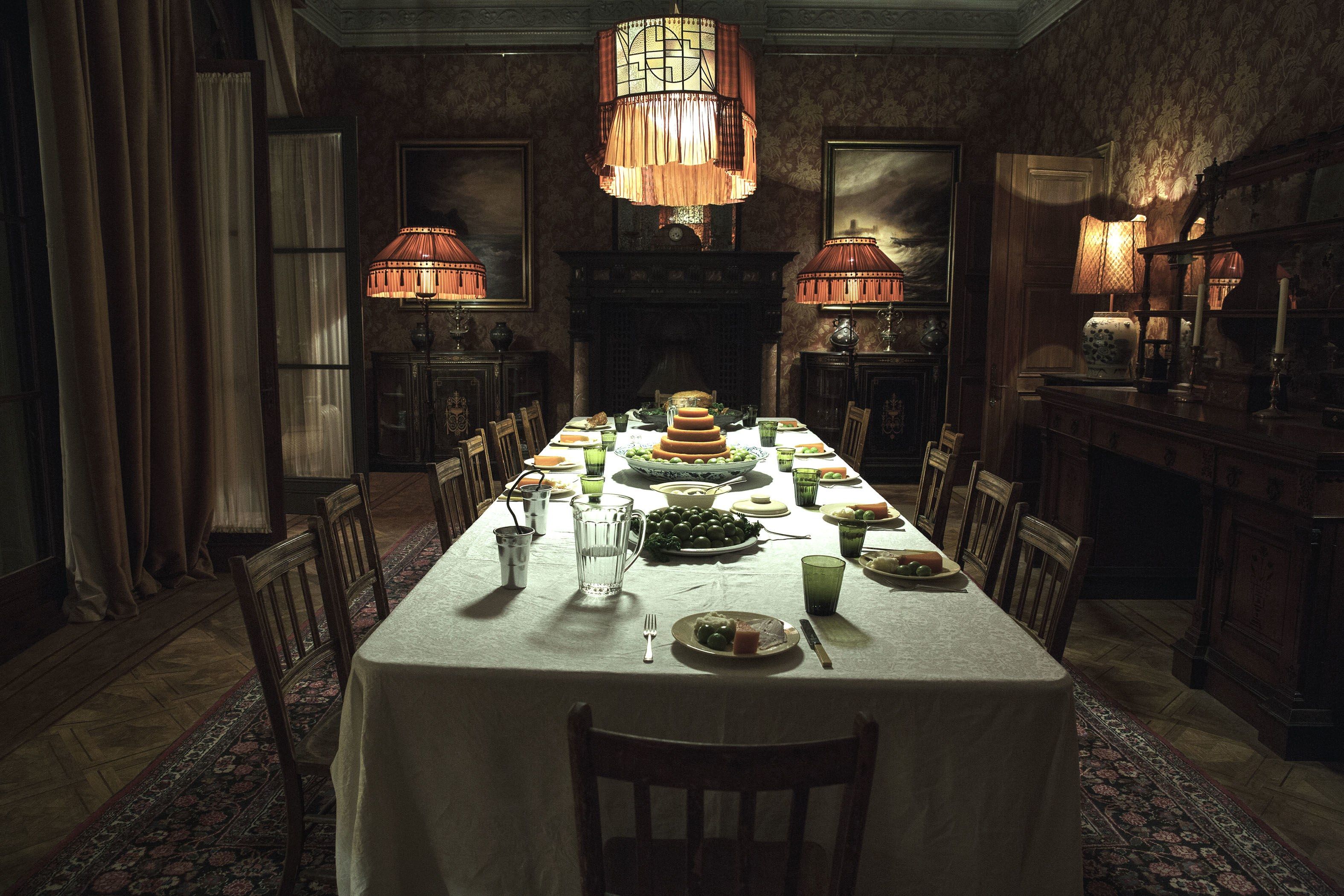 movie, miss peregrine's home for peculiar children, dining room, house cell phone wallpapers
