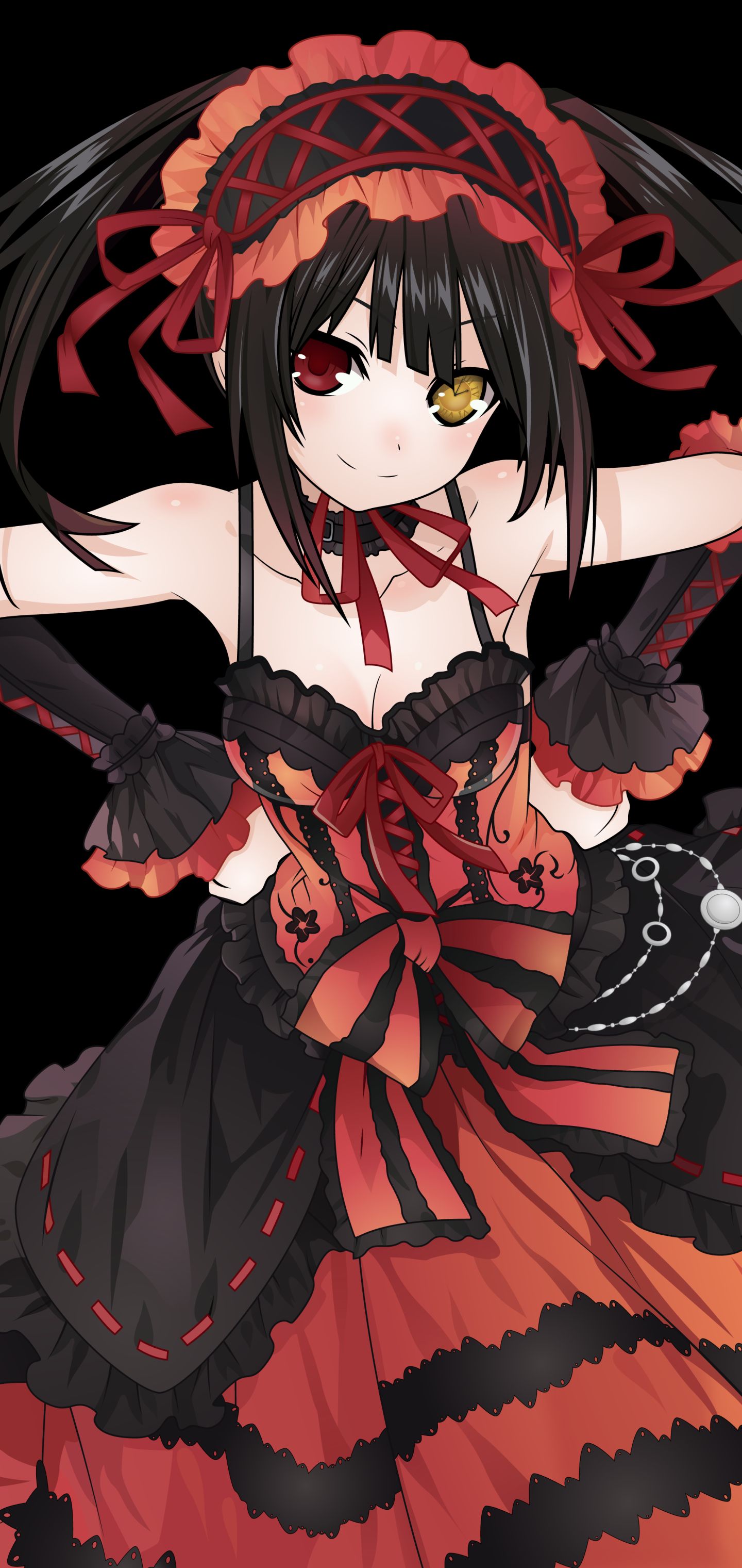 Kurumi tokisaki, date a live, anime, HD phone wallpaper