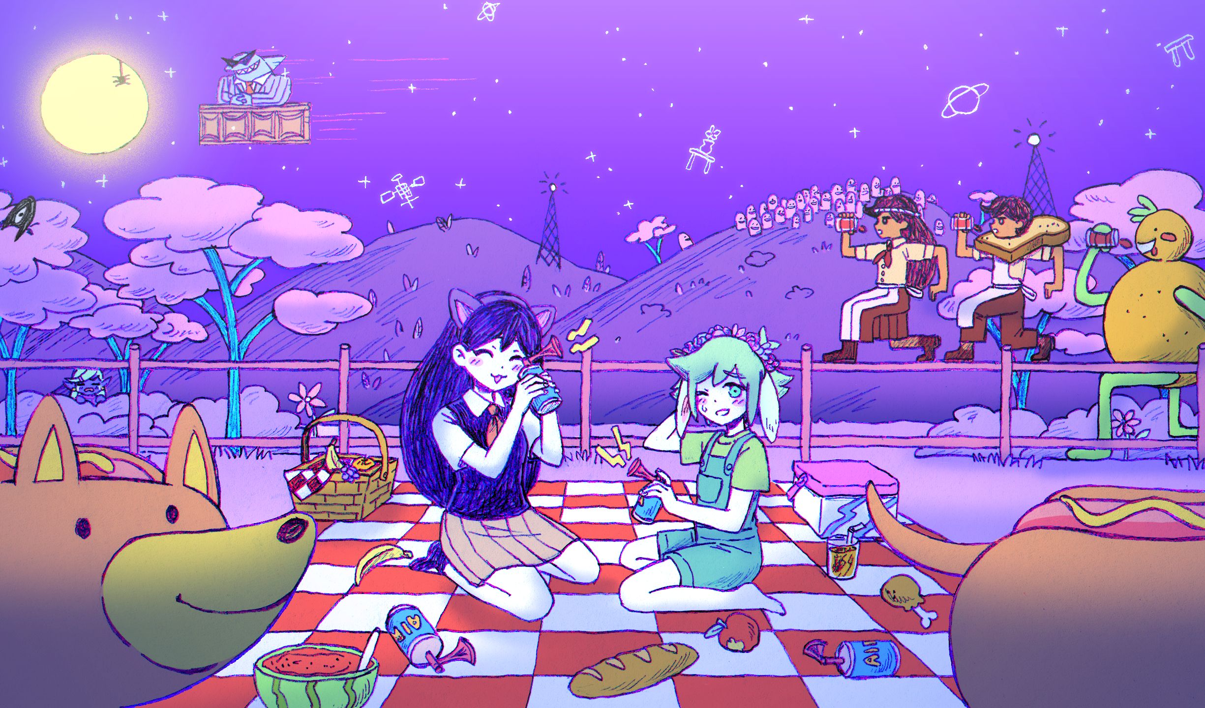 Omori wallpapers for desktop download free Omori pictures and backgrounds  for PC  moborg