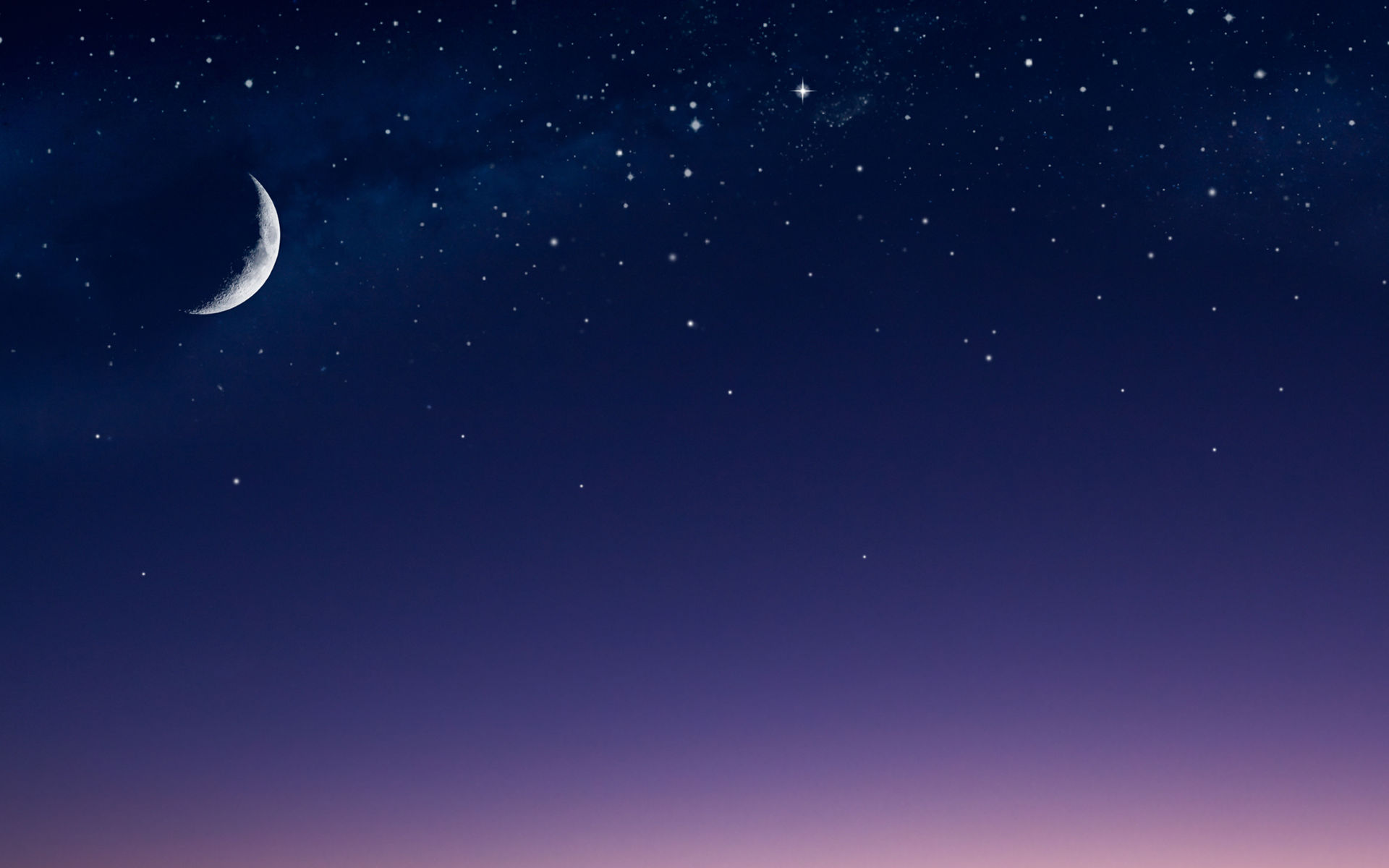 moon, earth, night, crescent Full HD