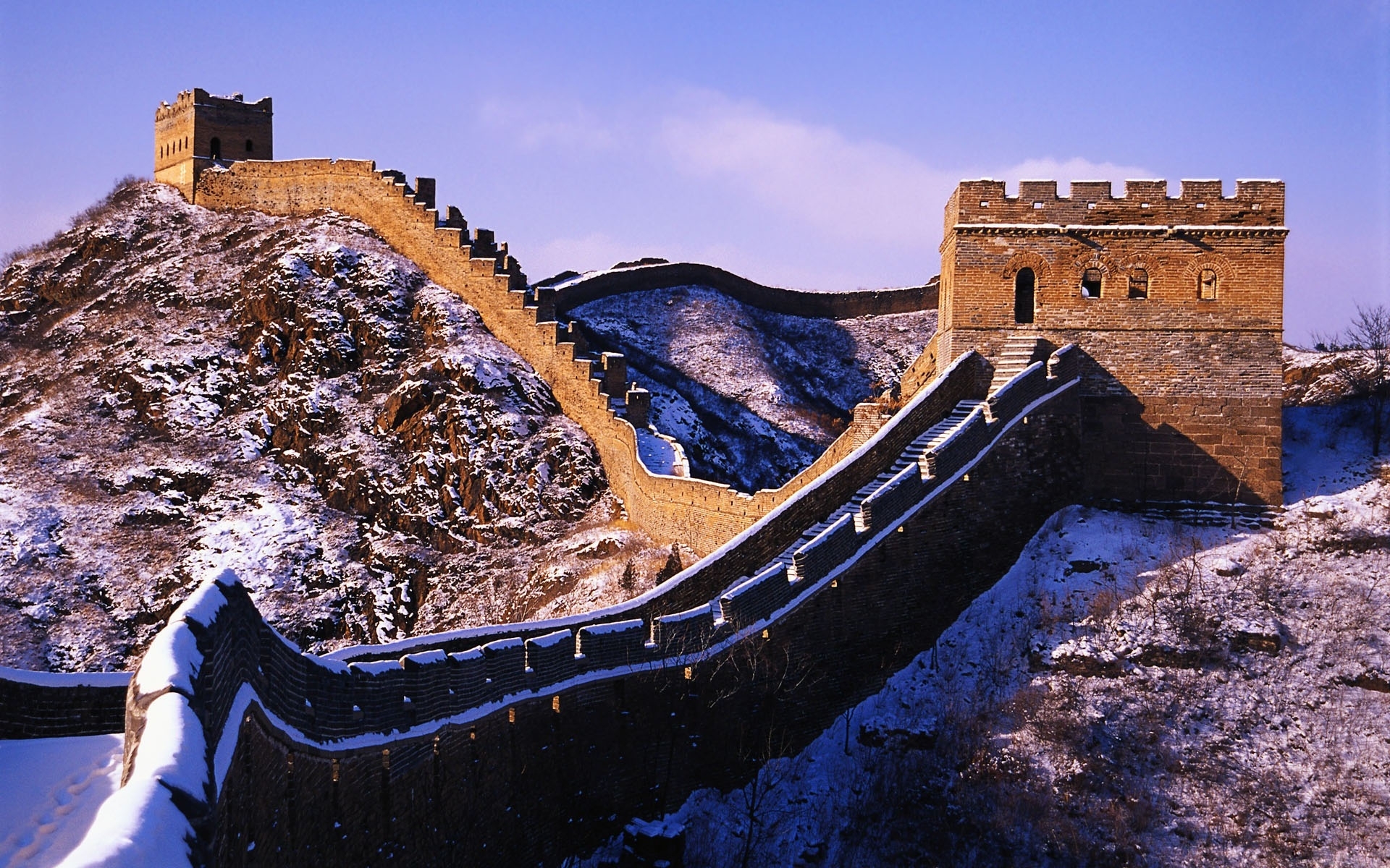 Download mobile wallpaper Landscape, Great Wall Of China for free.