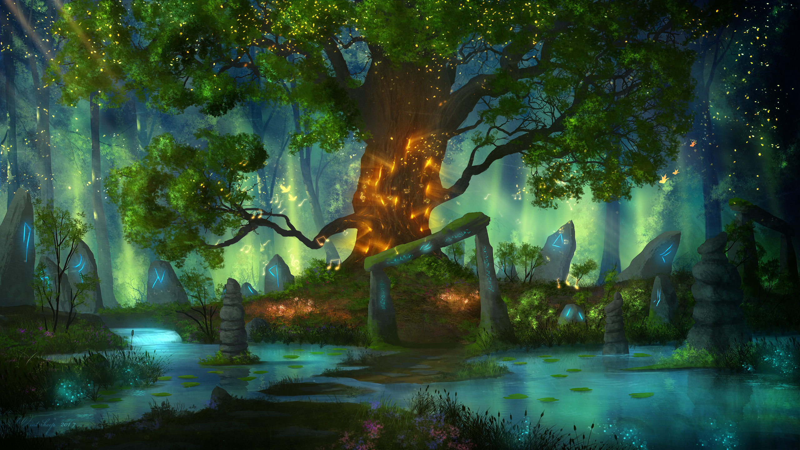 сказочный лес картинки фэнтези
