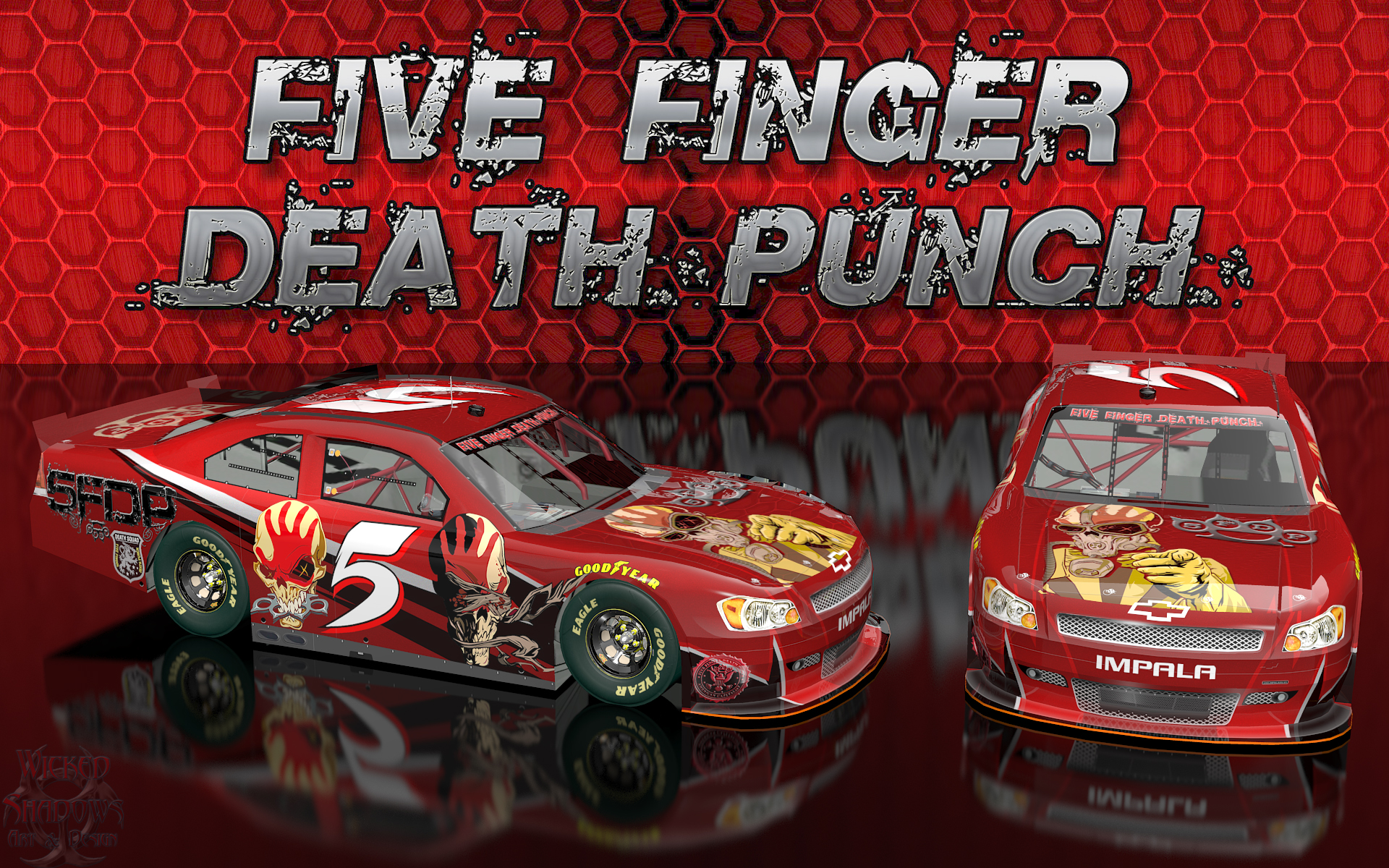 hard rock, music, five finger death punch, death metal, heavy metal, nascar Free Stock Photo