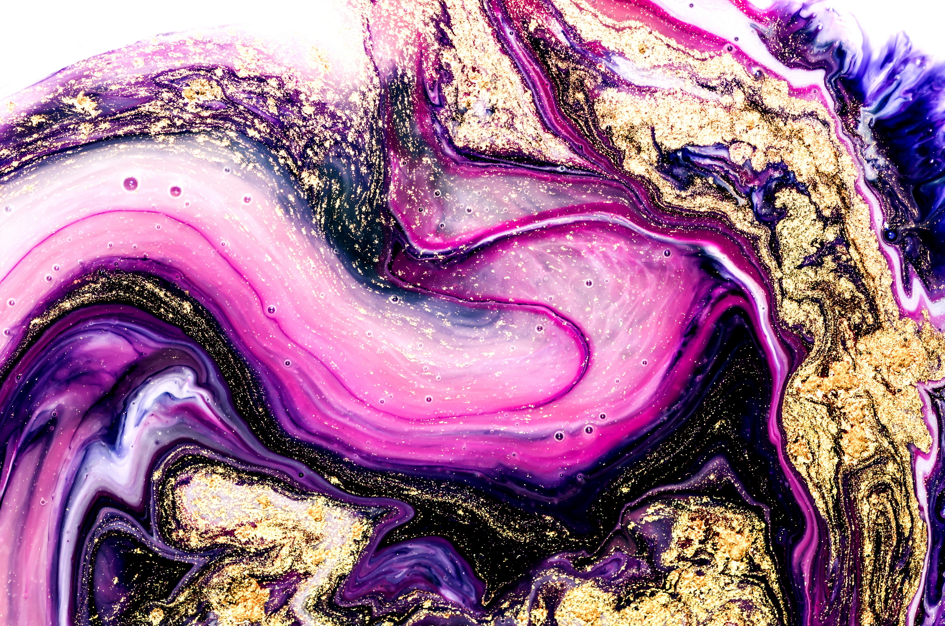 marble, abstract, purple, paint, sparkles