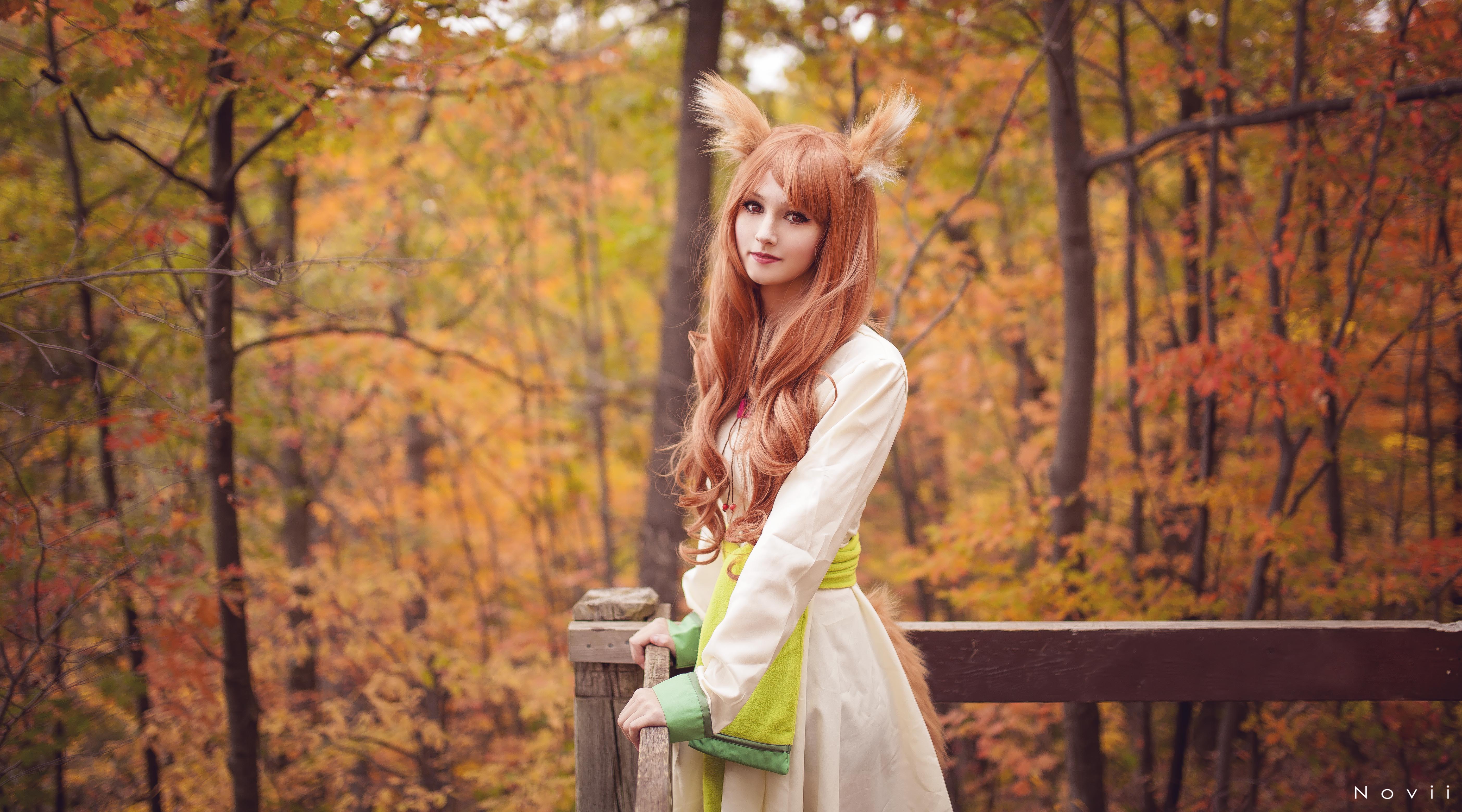 women, cosplay, holo (spice & wolf), spice and wolf Full HD