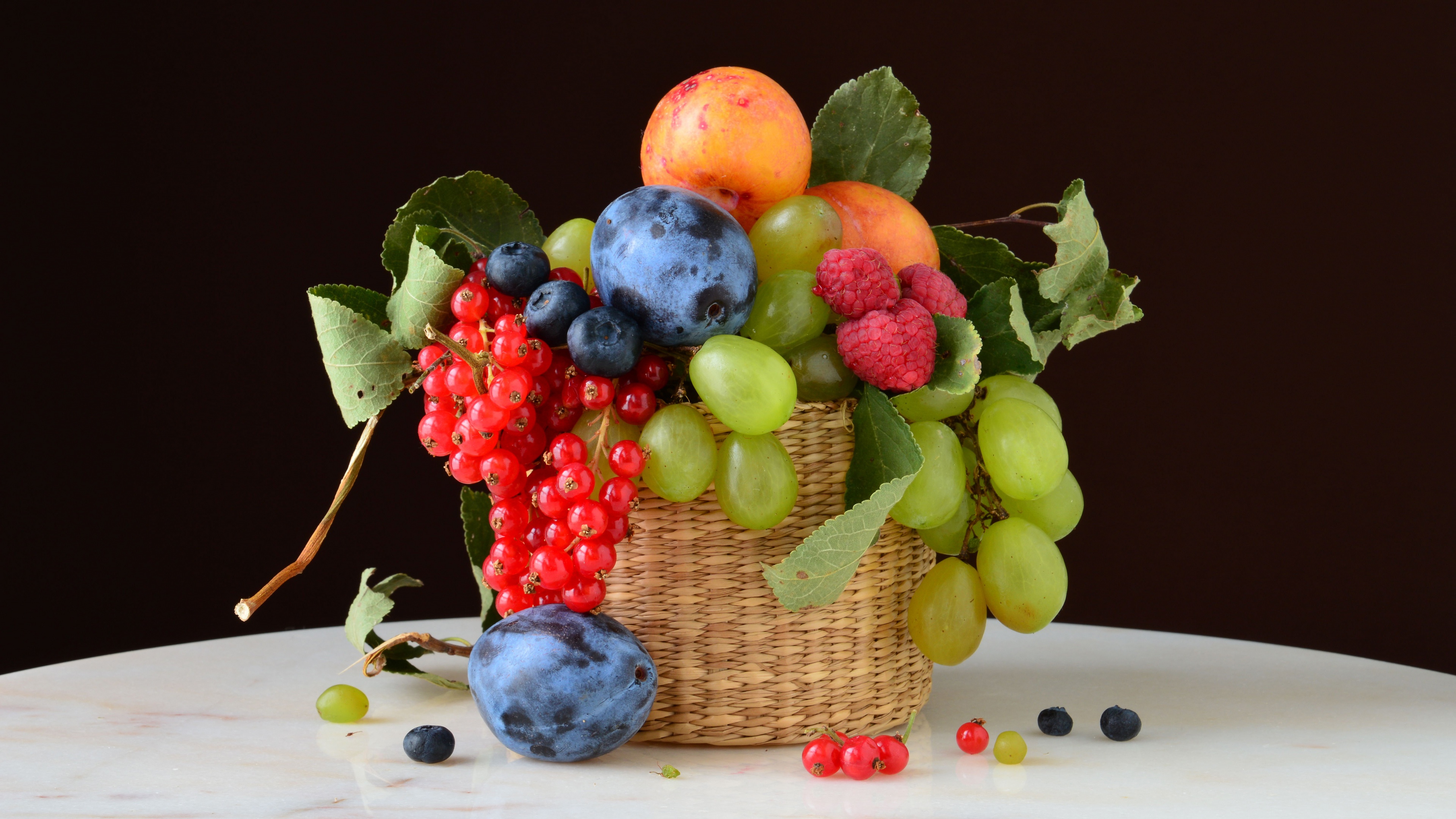 food, still life, blueberry, currants, grapes, nectarine, plum, raspberry iphone wallpaper