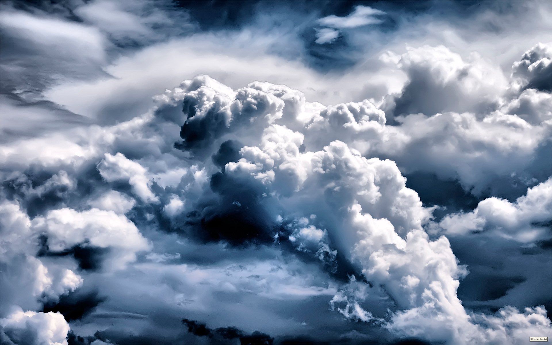 nature, sky, clouds, volumetric, voluminous 1080p