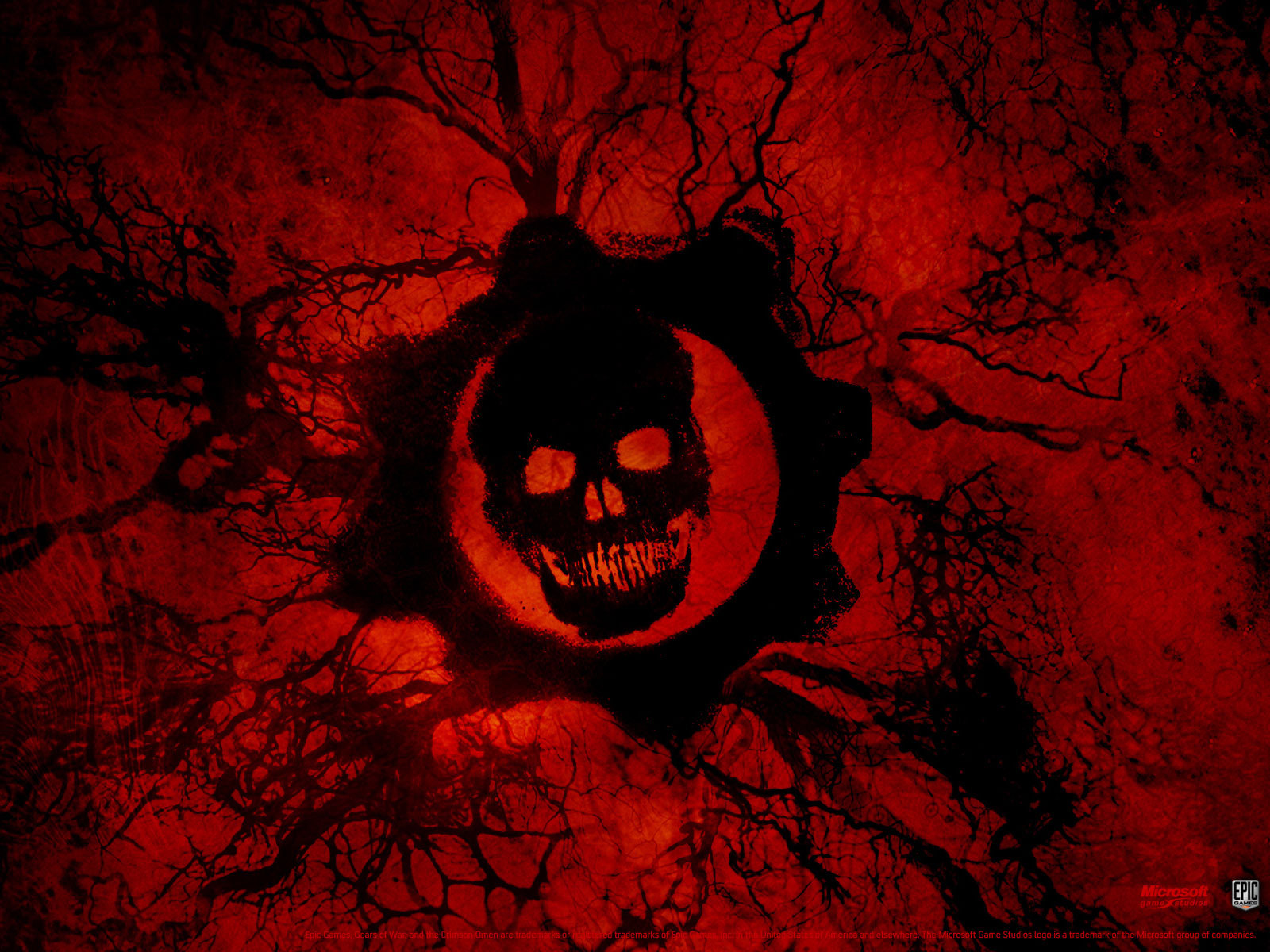 games, gears of war, death, background, red Full HD