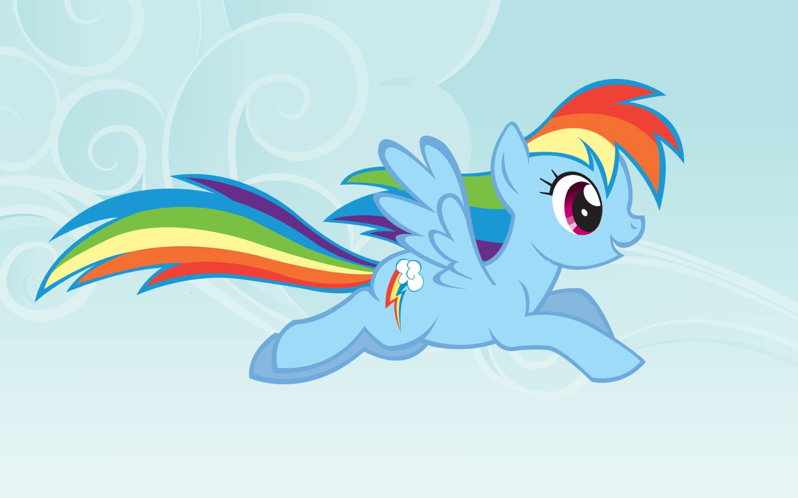 HD desktop wallpaper: Vector, My Little Pony, Rainbow Dash, Tv