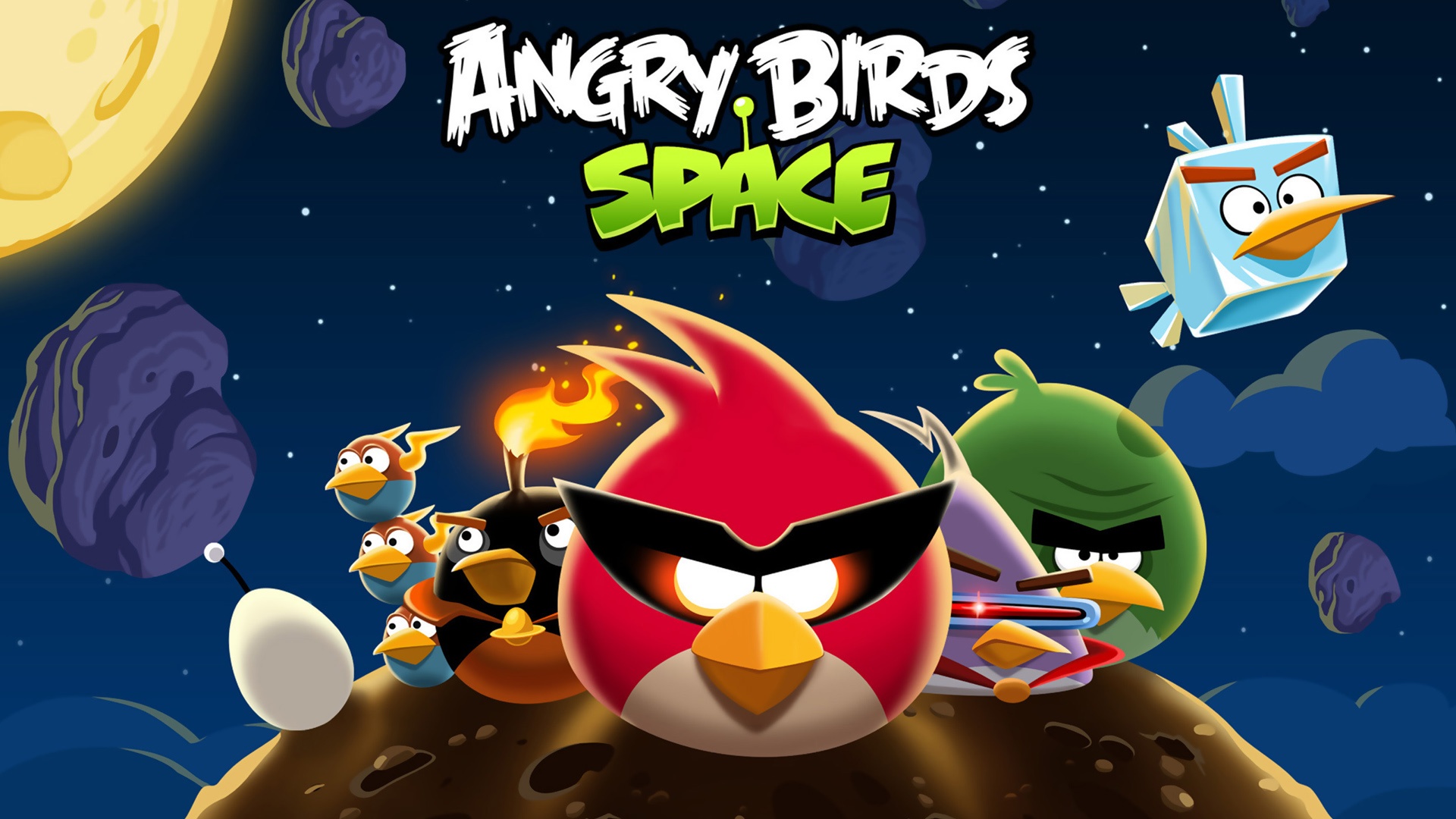 PC Wallpapers angry birds, angry birds space, video game