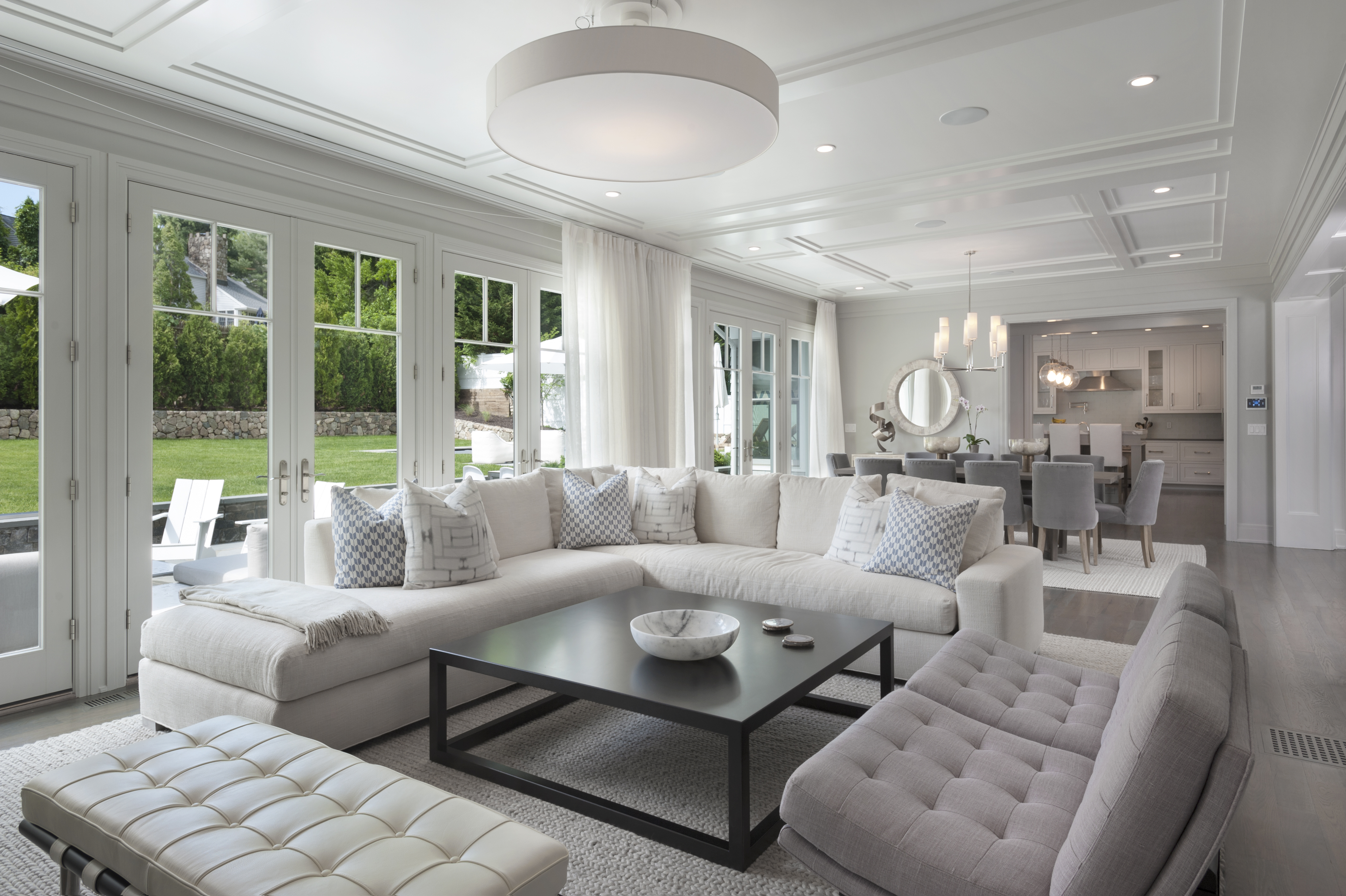 luxury, living room, man made, room, coffee table, cushion, door, lounge, table, white