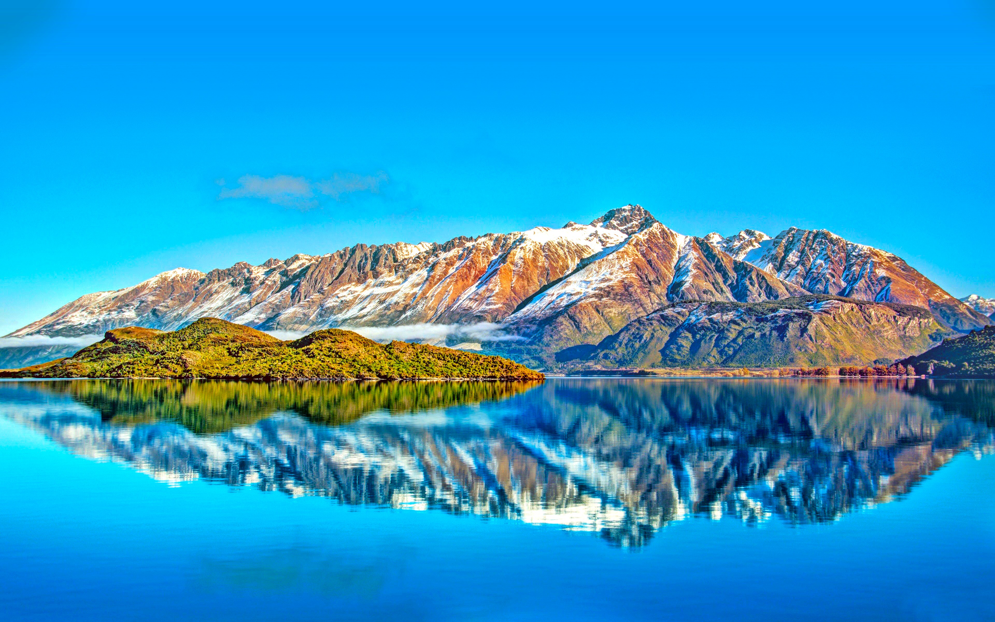 lake, earth, mountain, reflection, lakes, lake wānaka, scenic for android