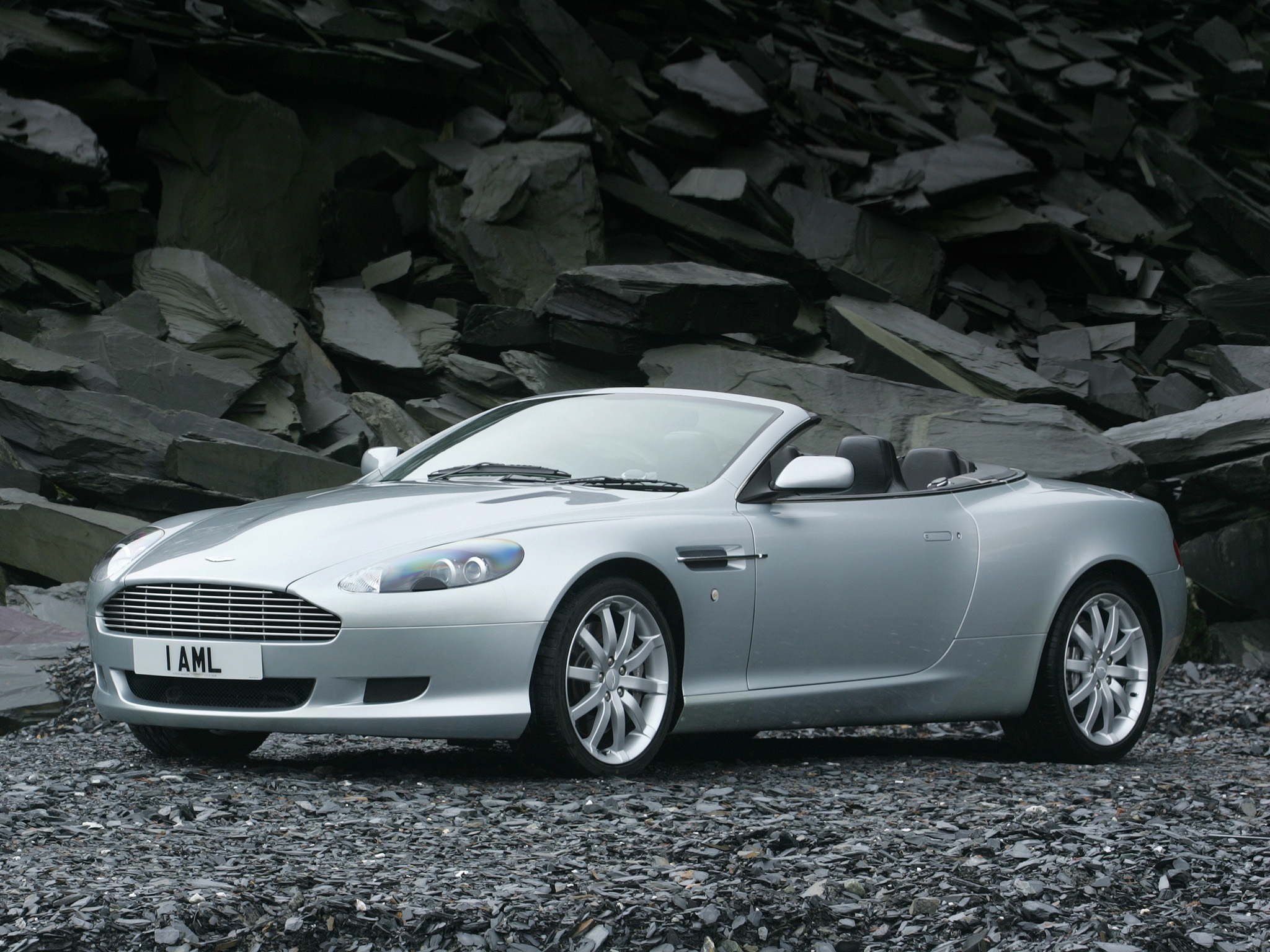 Download mobile wallpaper 2004, Db9, Silver Metallic, Sports, Aston Martin, Auto, Cars, Front View for free.