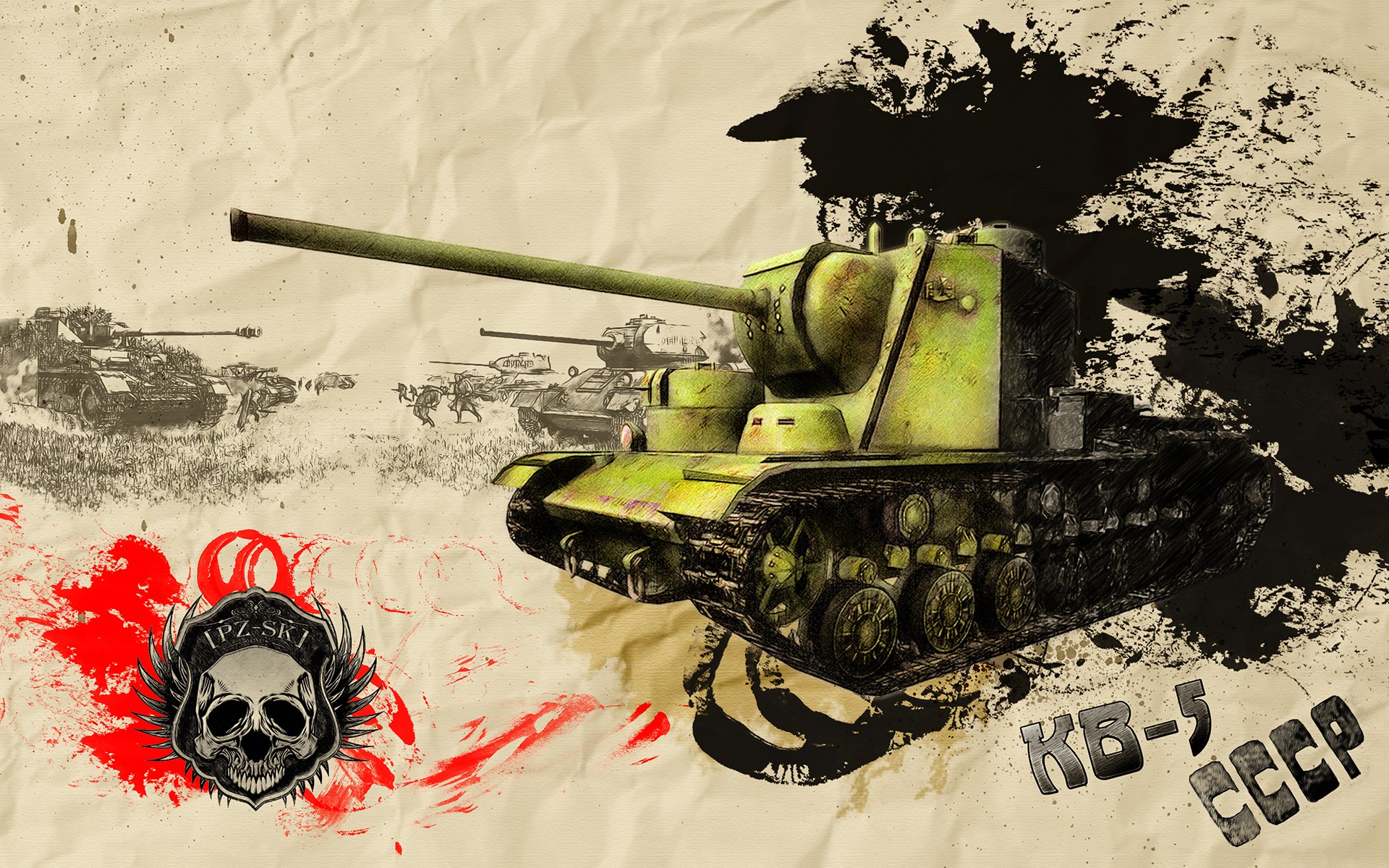 Картинки танков World of Tanks кв-5