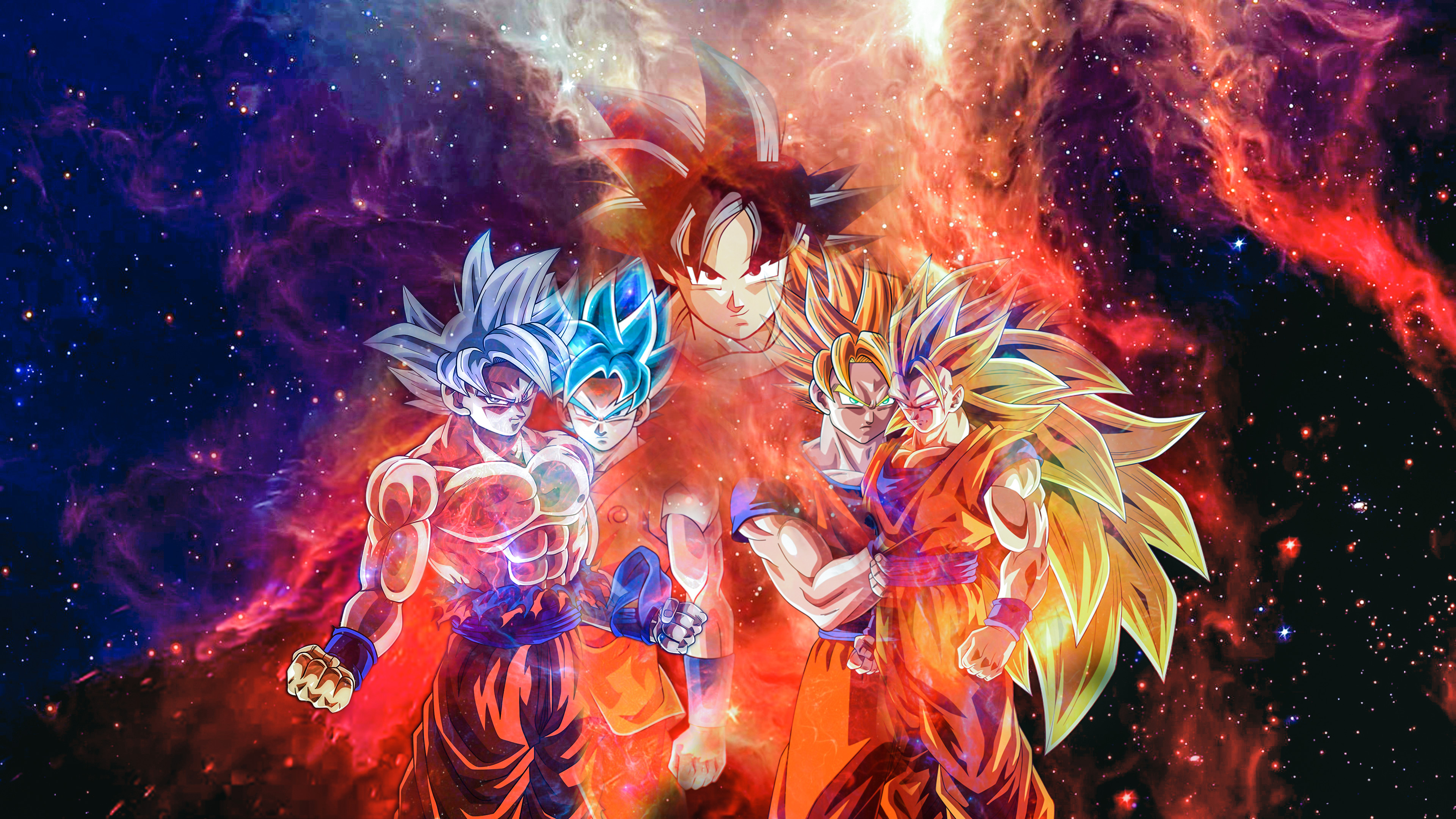 Dragon Ball Goku Cyberpunk Art Wallpapers - Anime Wallpapers 4k