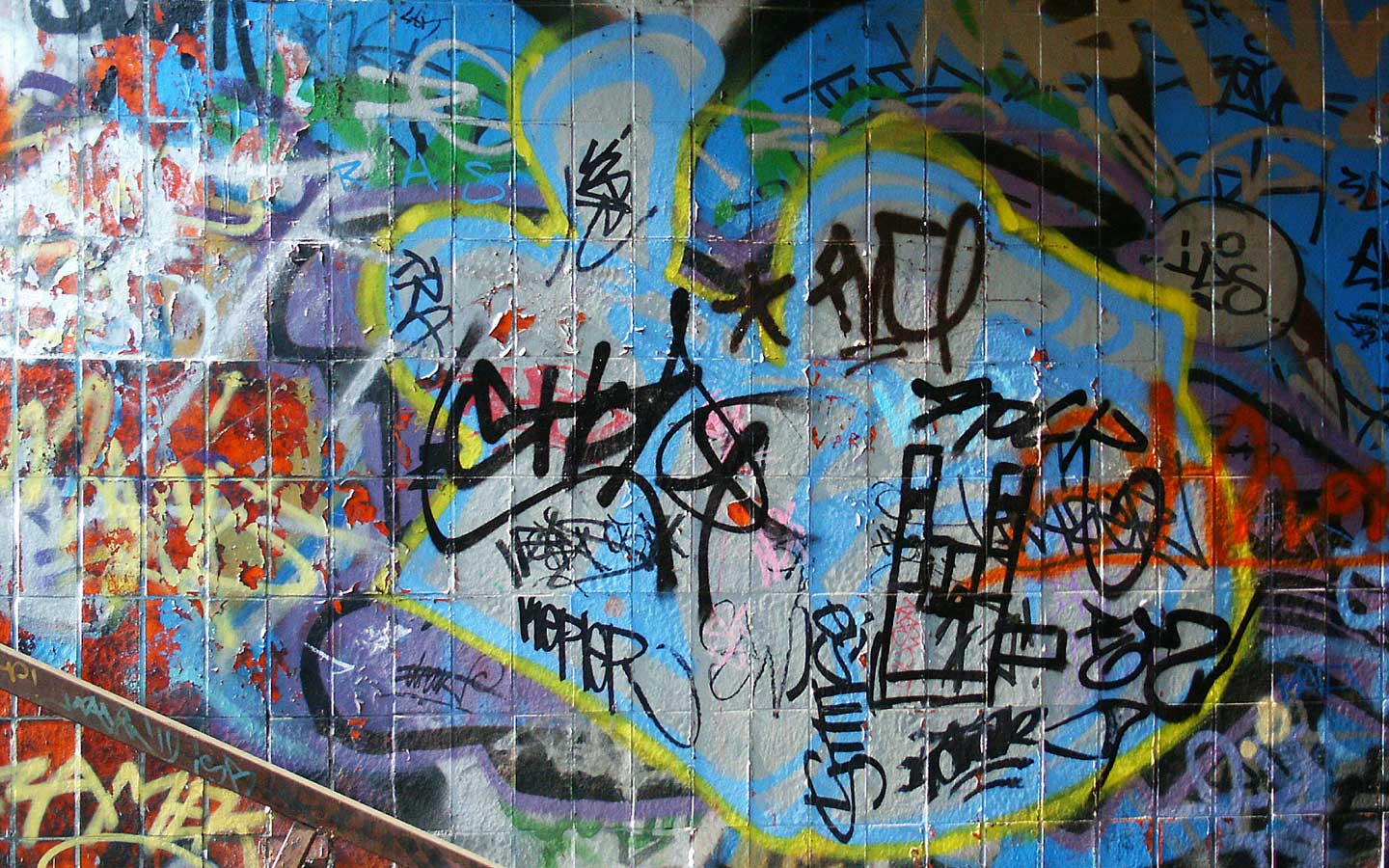 graffiti, artistic UHD