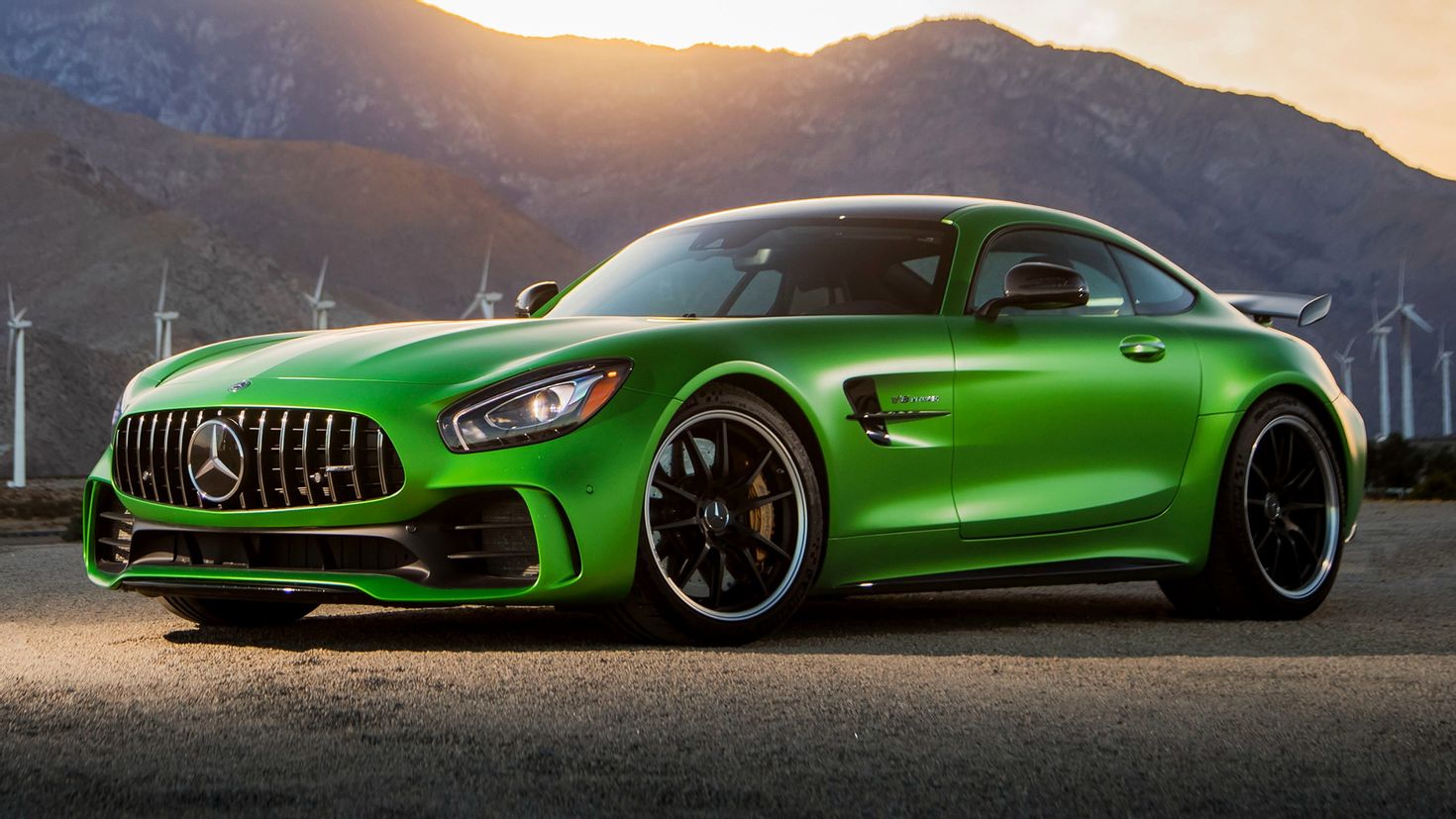 AMG gt зеленый дьявол