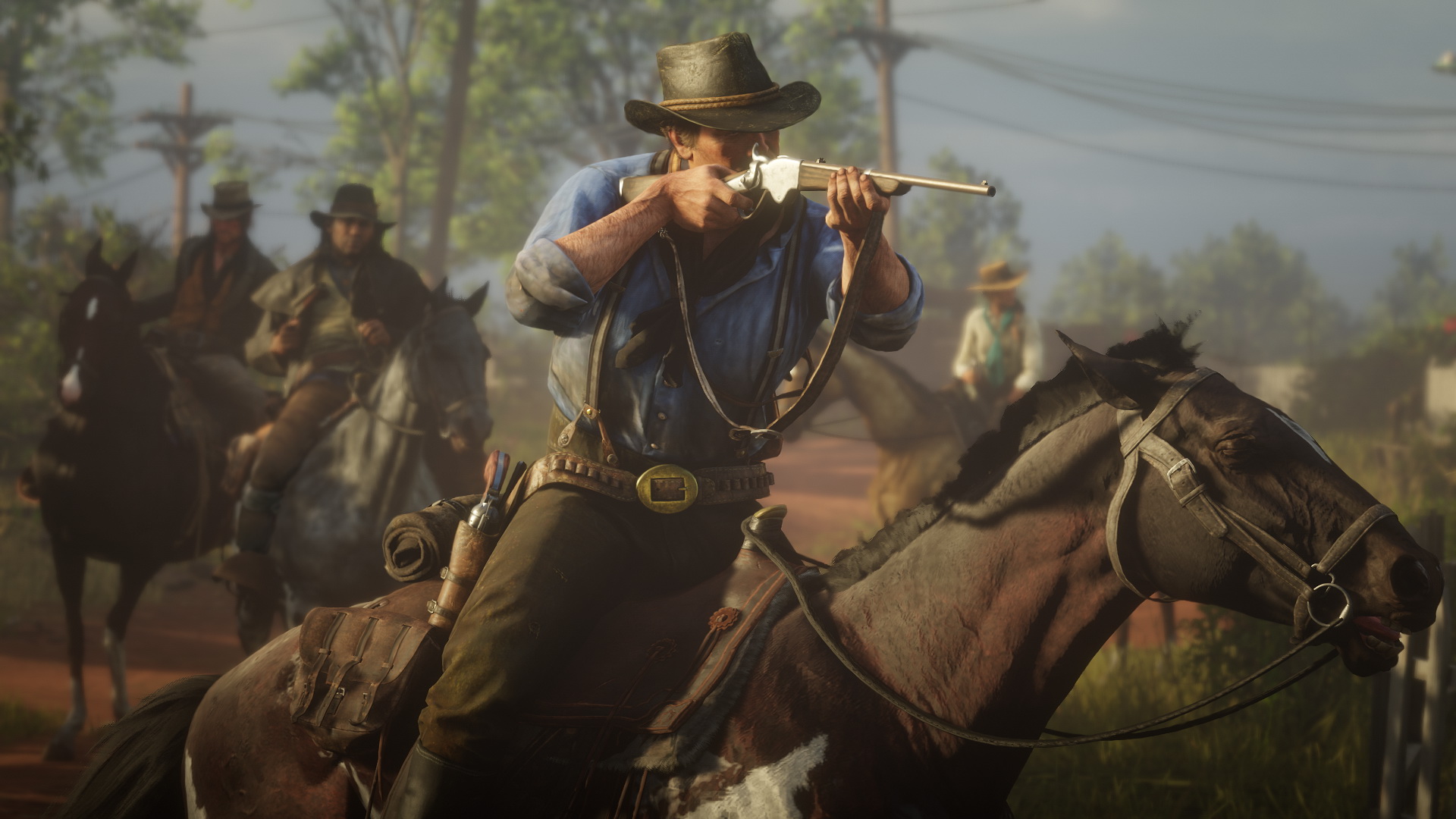 arthur morgan, cowboy, video game, red dead redemption 2, charles smith, horse, john marston, red dead redemption, red dead, sadie adler, weapon, western