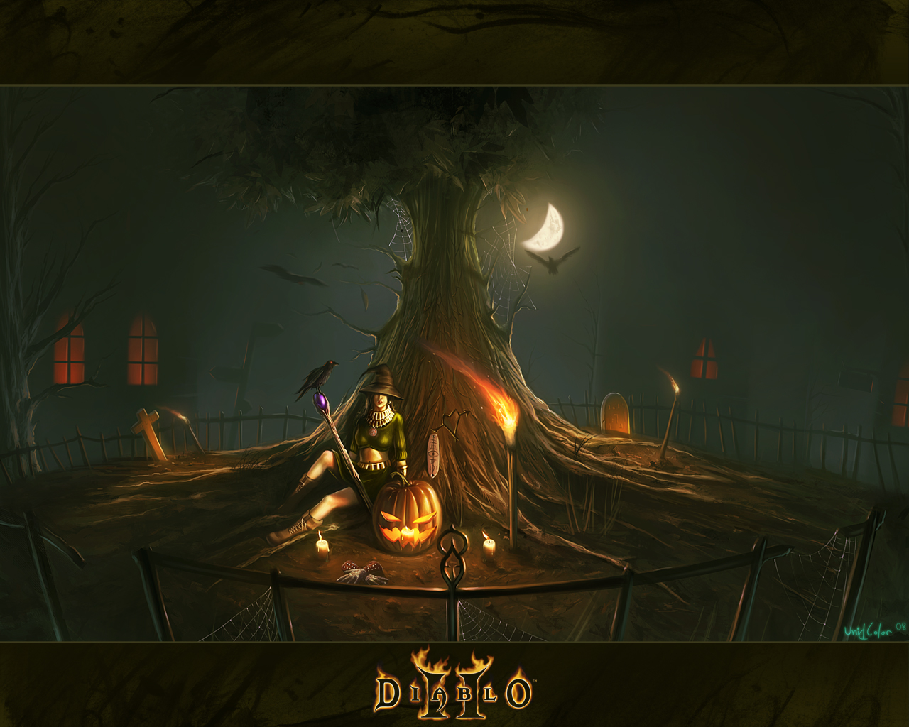 Wallpaper Diablo II Resurrected  Christmas 2022  Community Creations   Diablo 3 Forums
