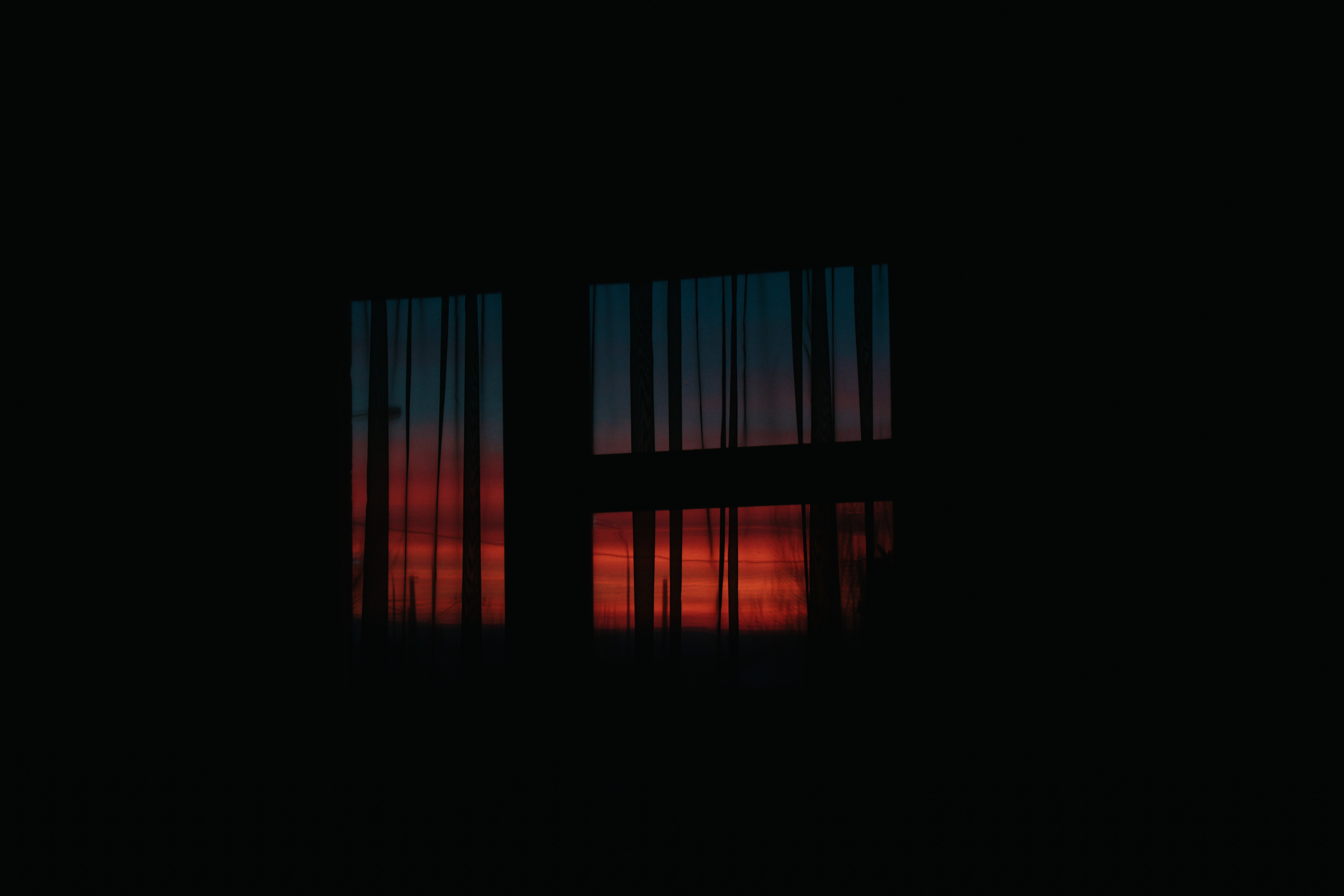 dark, darkness, twilight, dusk, window mobile wallpaper
