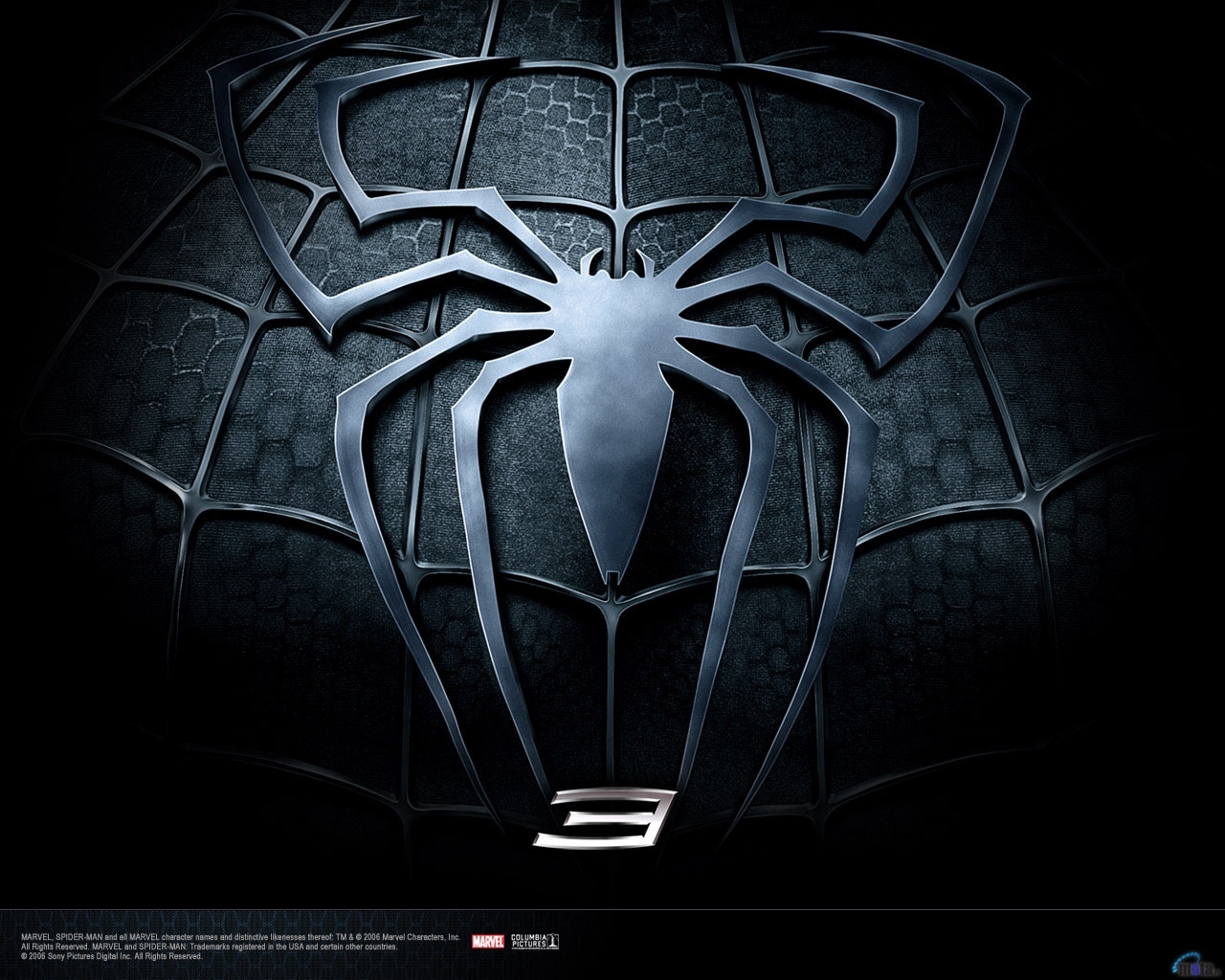 spider man, logos, cinema, black phone background