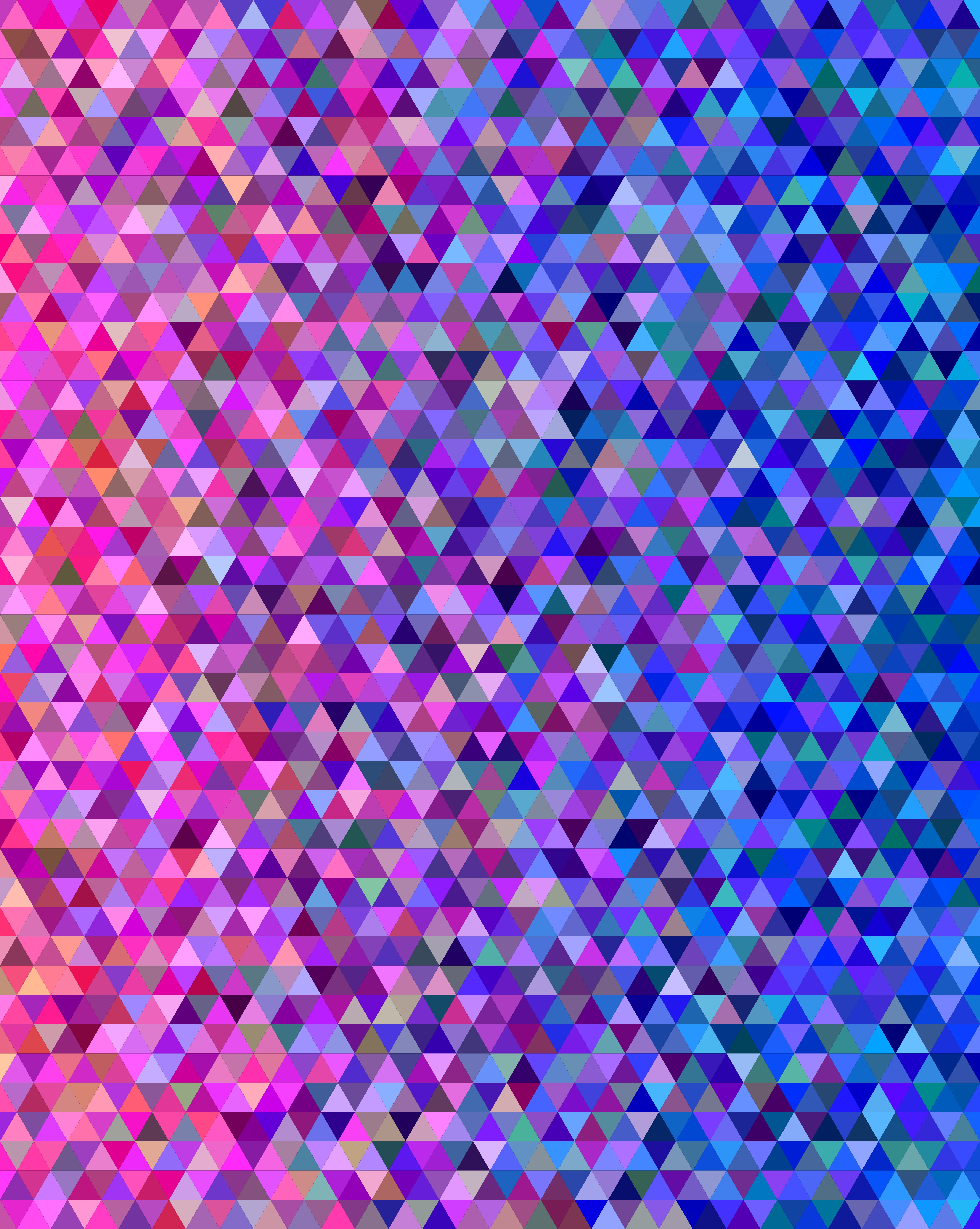 Download mobile wallpaper Gradient, Colors, Triangles, Texture, Color, Pixels, Mosaic, Textures for free.