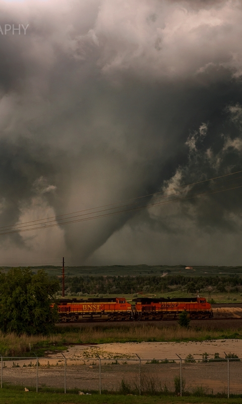 1215785 Hintergrundbild herunterladen erde/natur, tornado, sturm, zug, texas, eisenbahn - Bildschirmschoner und Bilder kostenlos