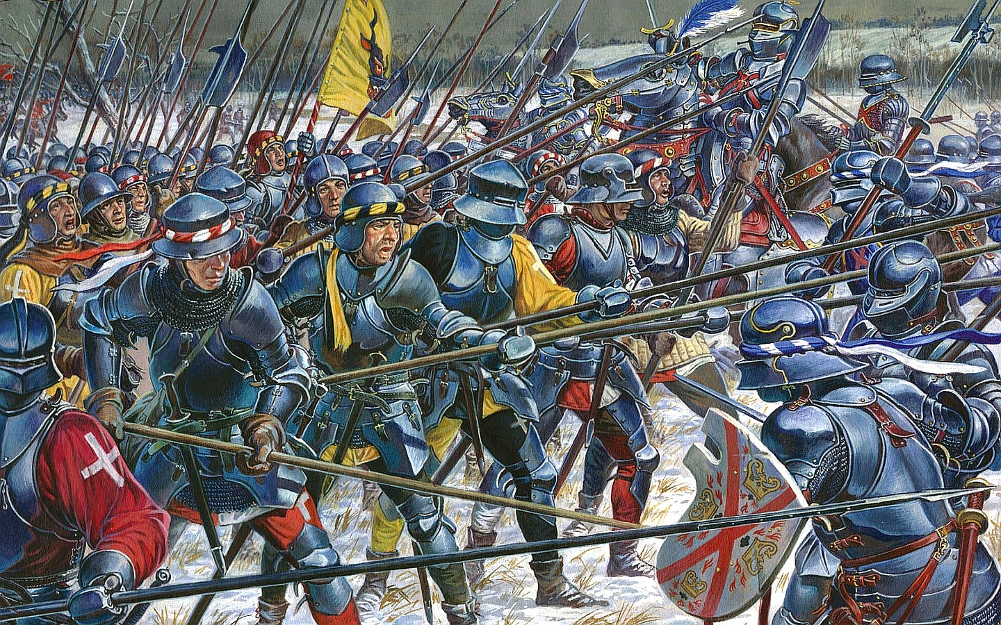 Швейцарская пехота 15 века
