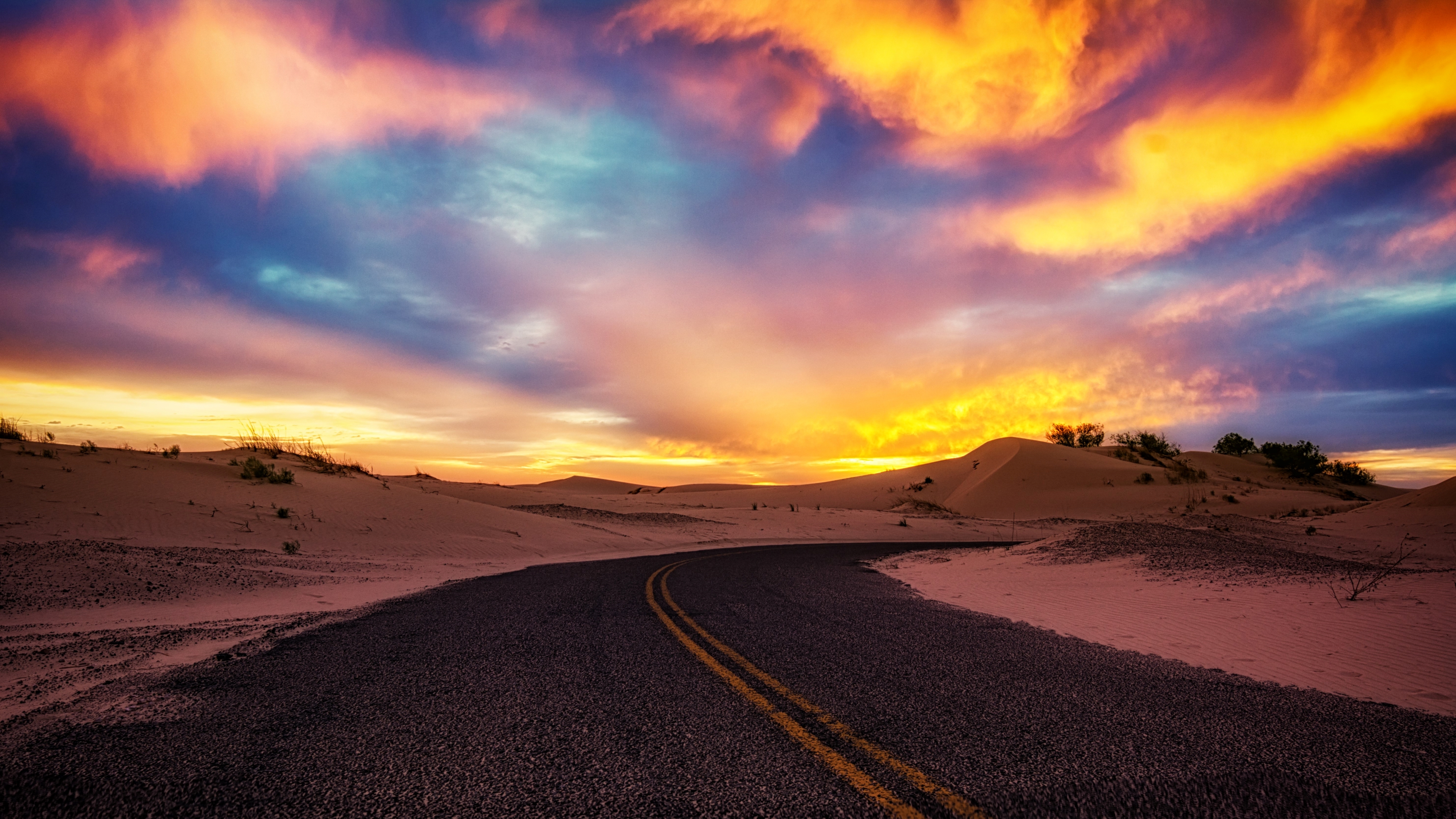 Дорога в дюны 2. Sunset Sandstorm.