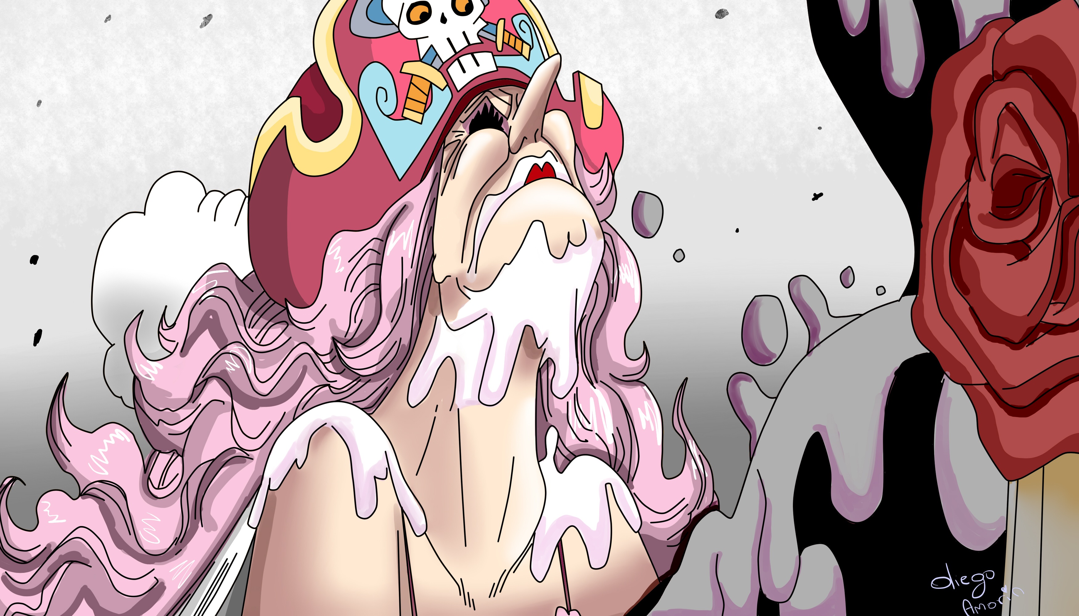 Big mom one piece. Большая мамочка Шарлотта Ван Пис. Шарлотта Линлин Ван Пис. One piece Линлин. Линлин Ван Пис.