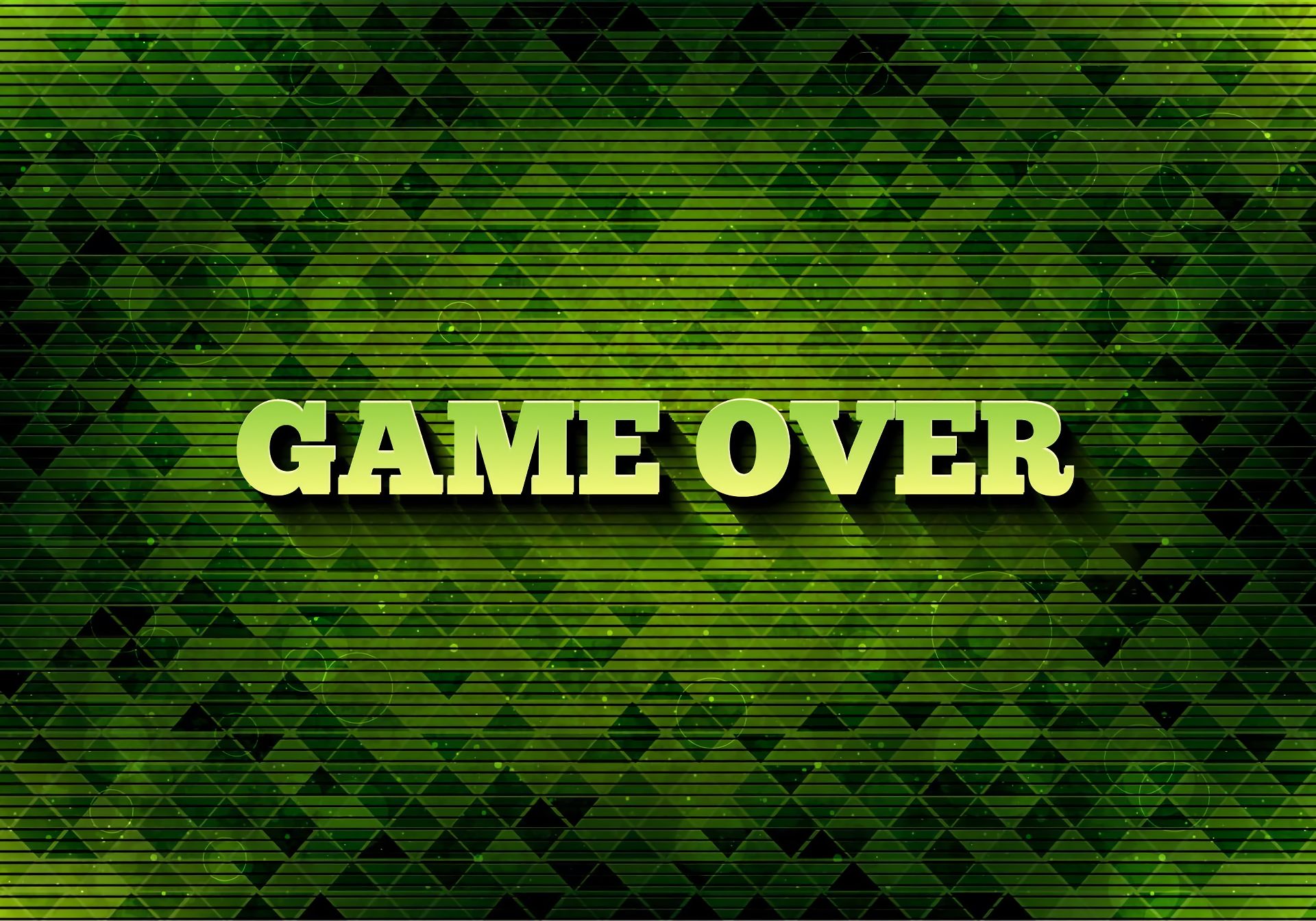 42041 Game Over HD  Rare Gallery HD Wallpapers