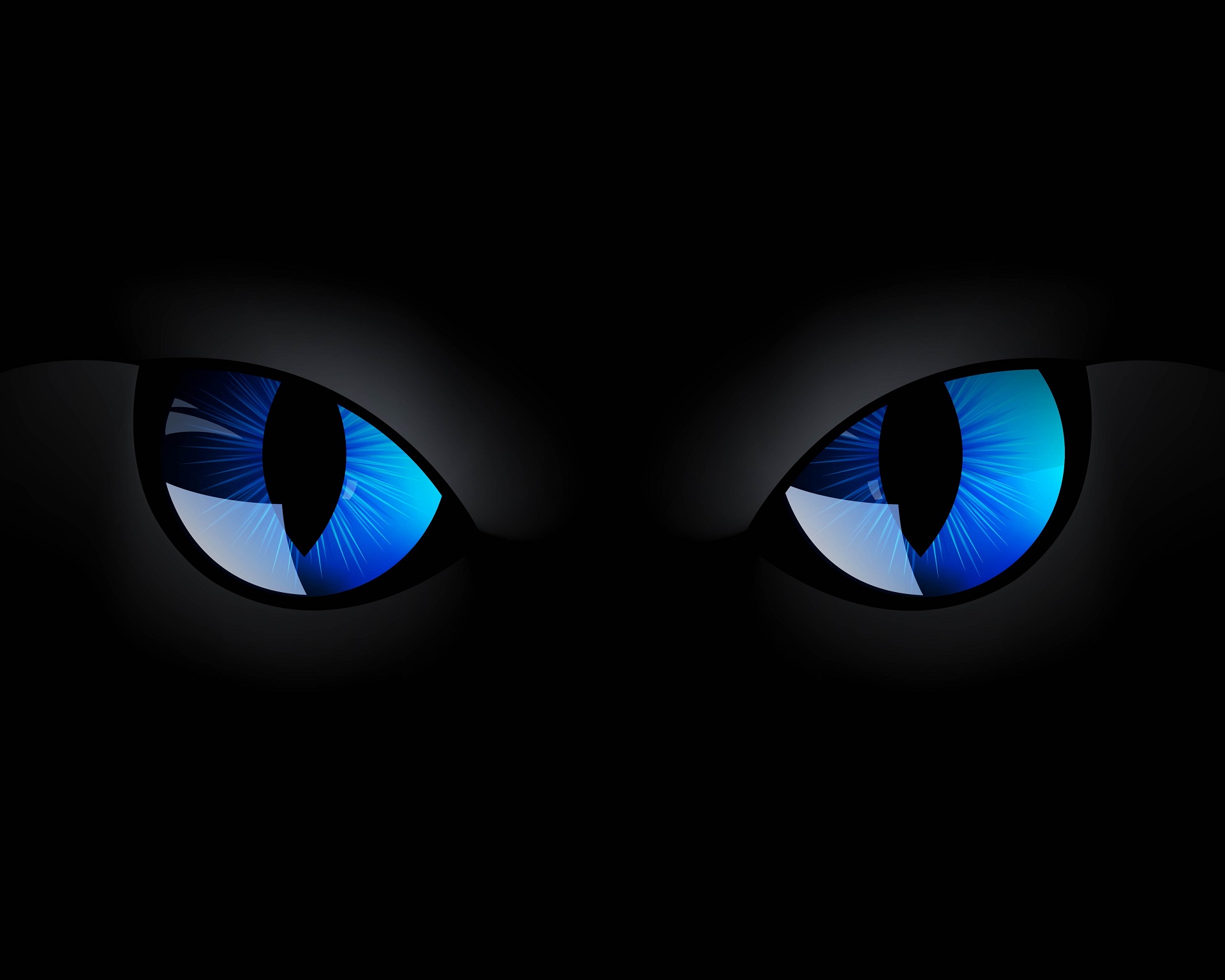 Аниме кошачьи глаза бирюзовые