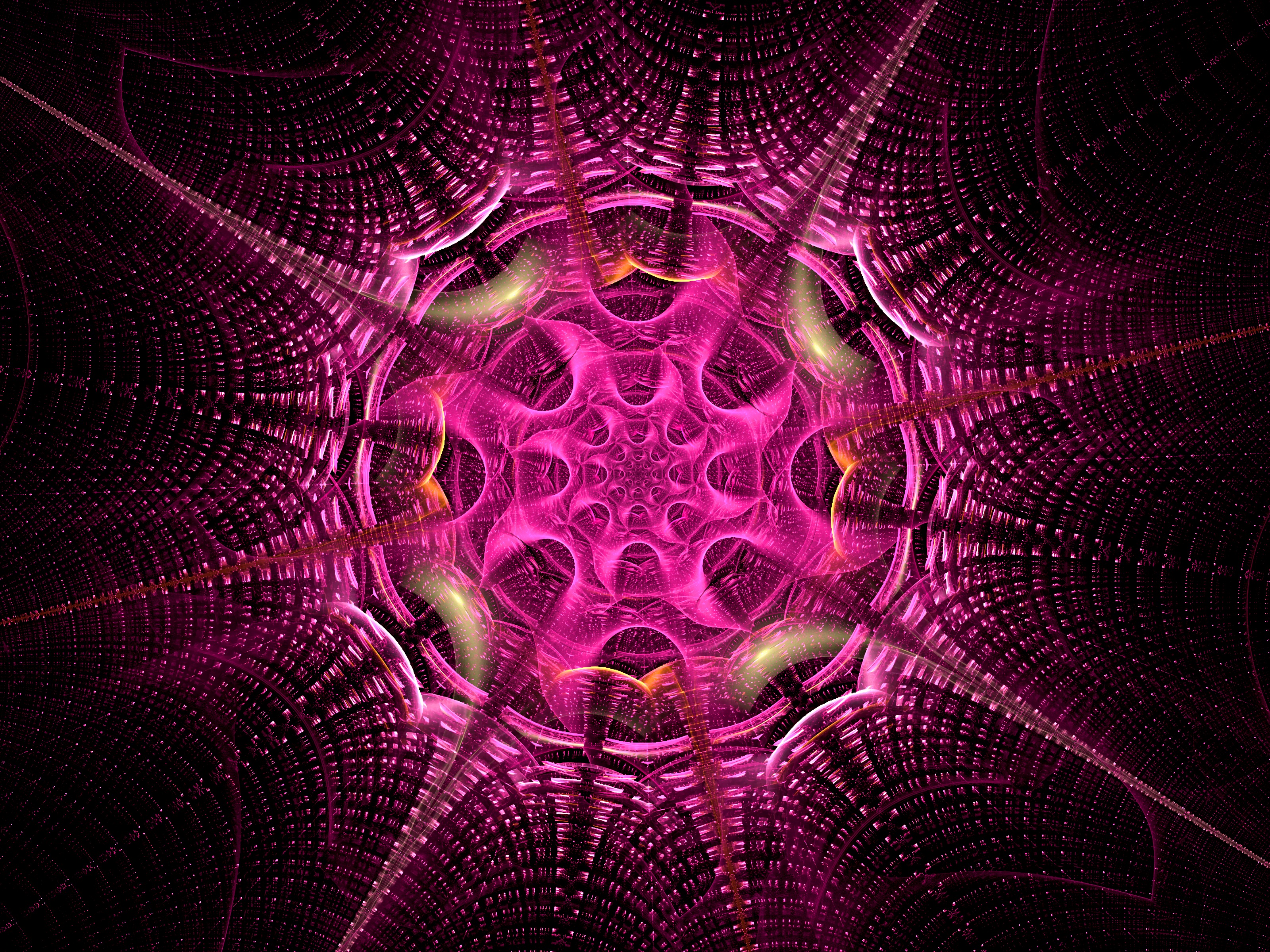 purple, abstract, violet, pattern, fractal, confused, intricate, swirling, involute