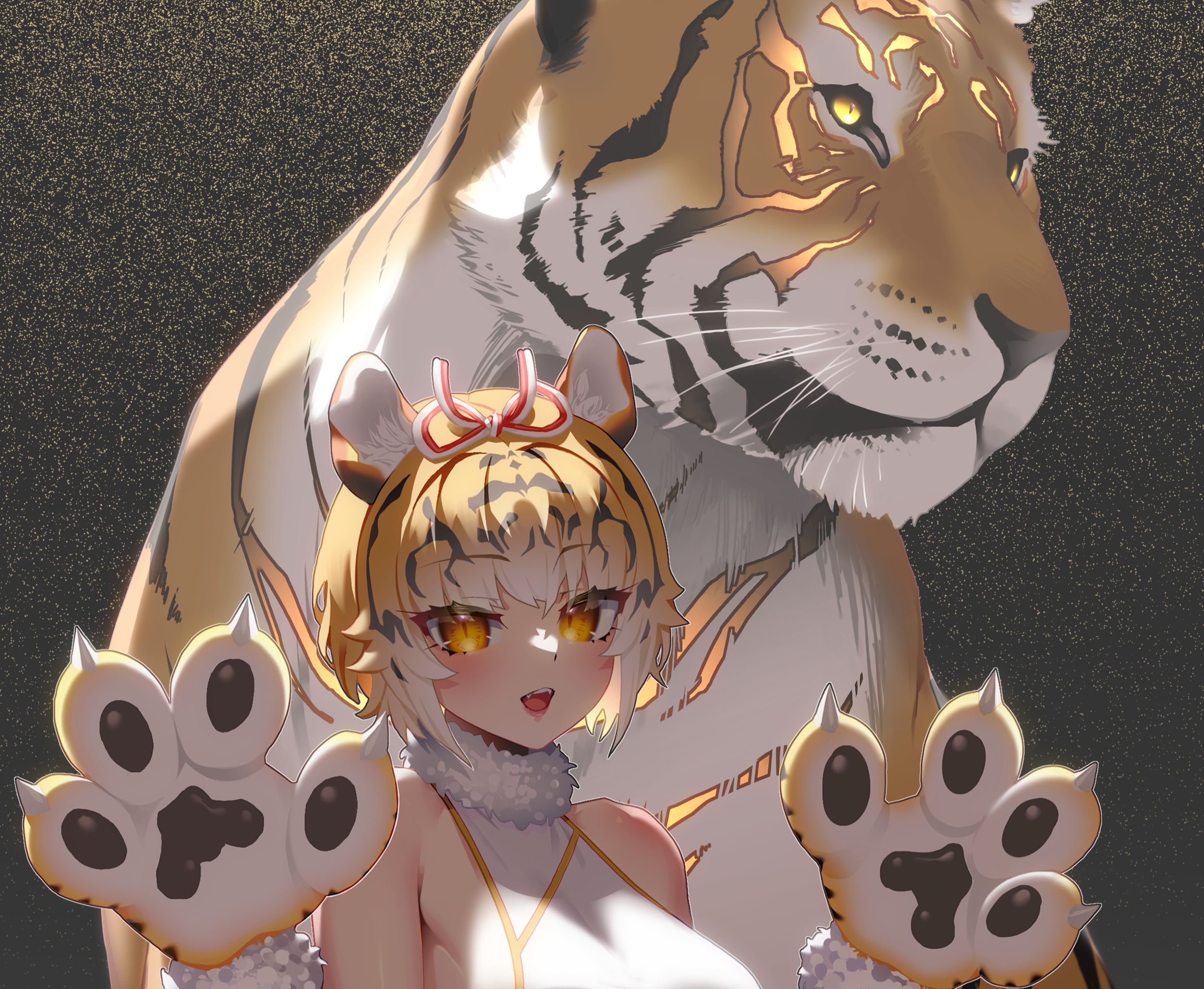 Anime White Tiger HD wallpaper | Pxfuel