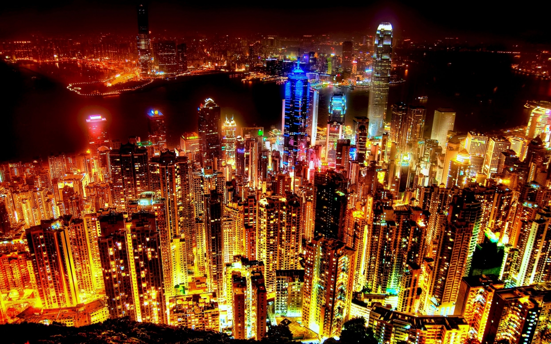 Download mobile wallpaper Cities, Landscape, Night for free.