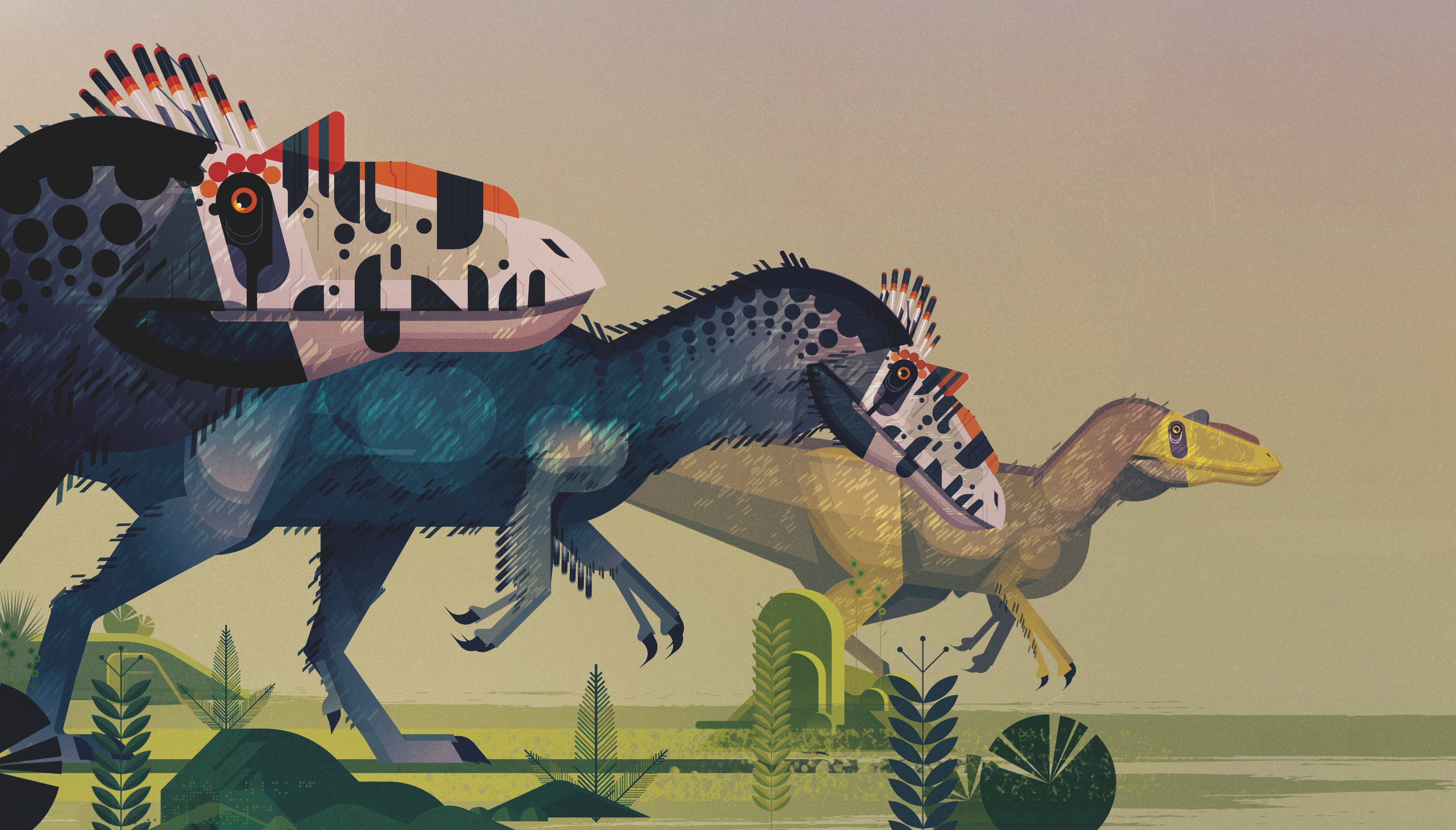 Динозавры арты