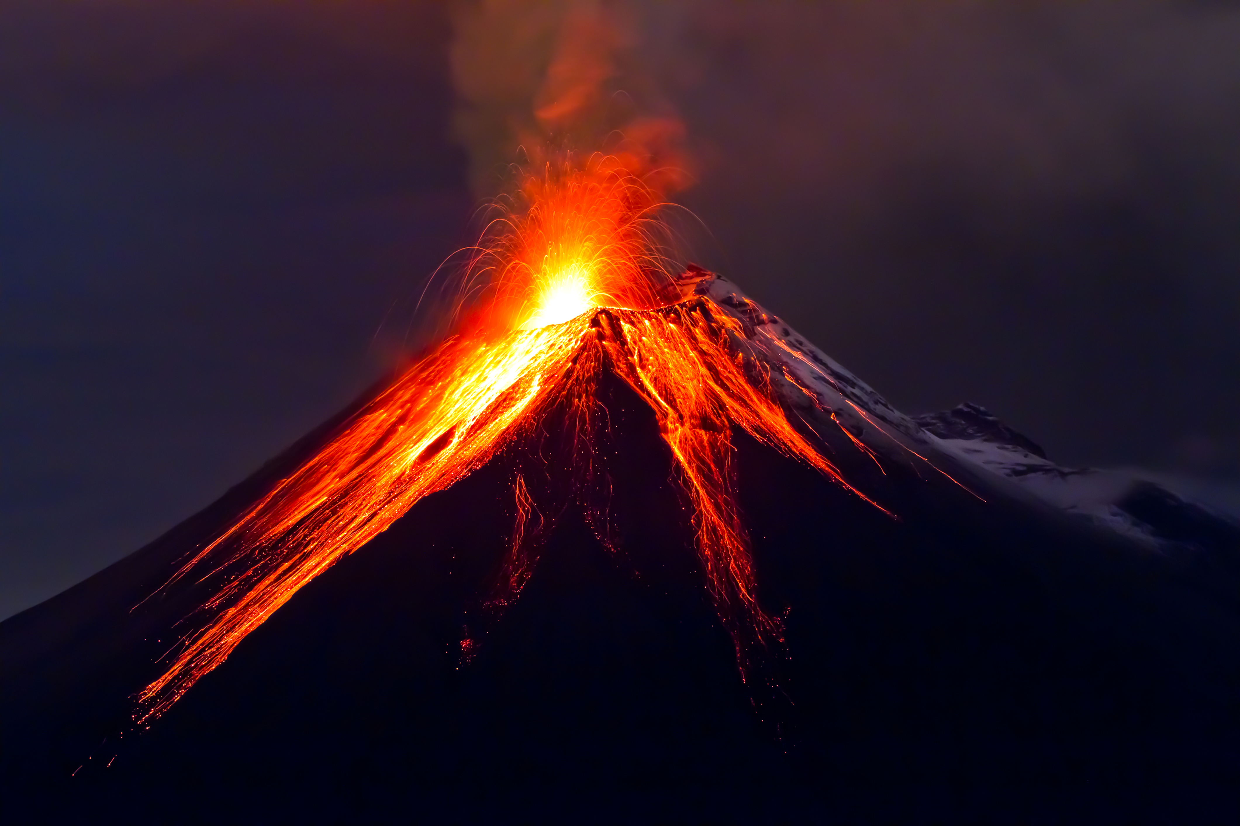 earth, volcano, lava, nature, volcanoes