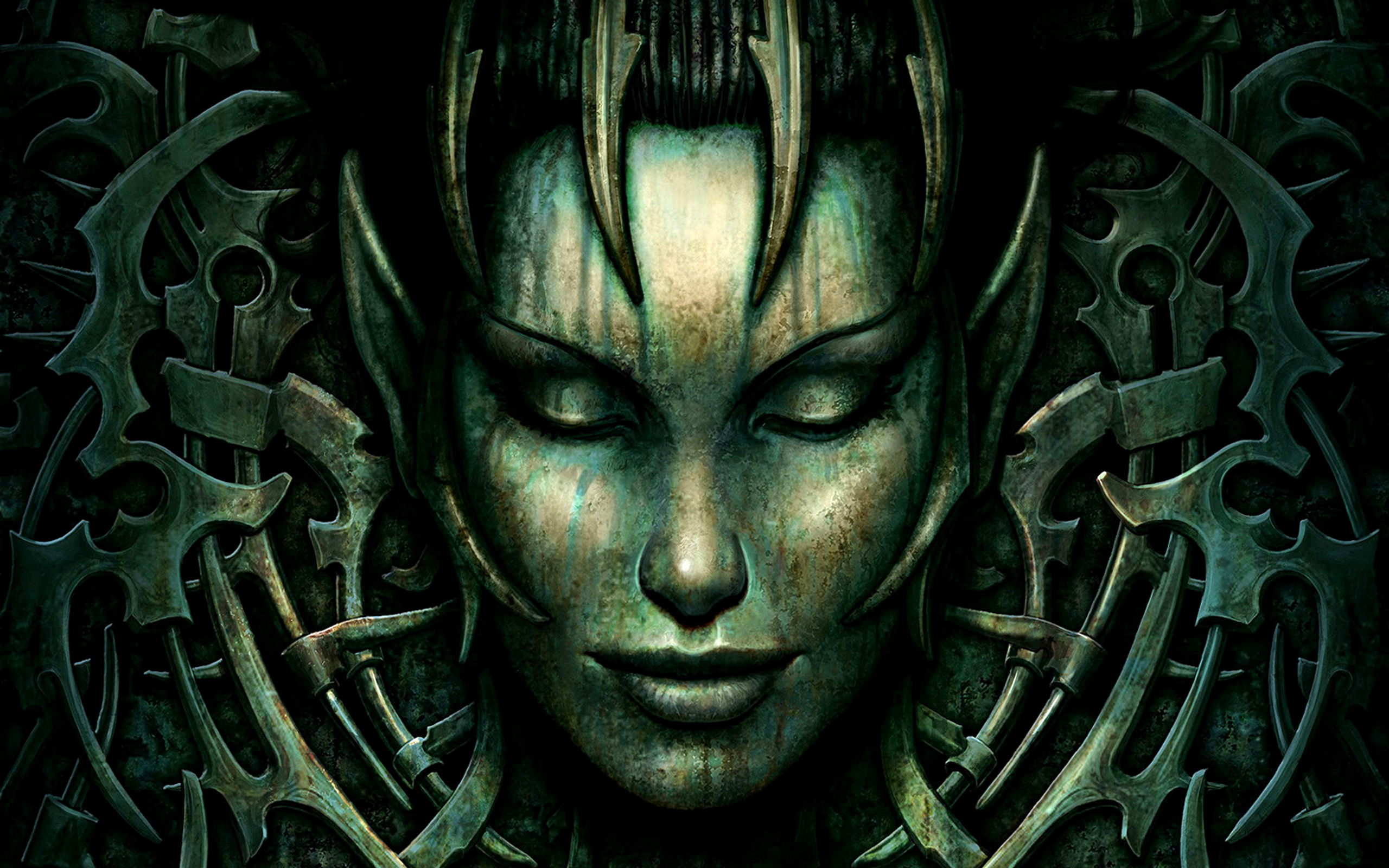 Download mobile wallpaper Spellforce 2: Shadow Wars, Spellforce, Face, Video Game for free.