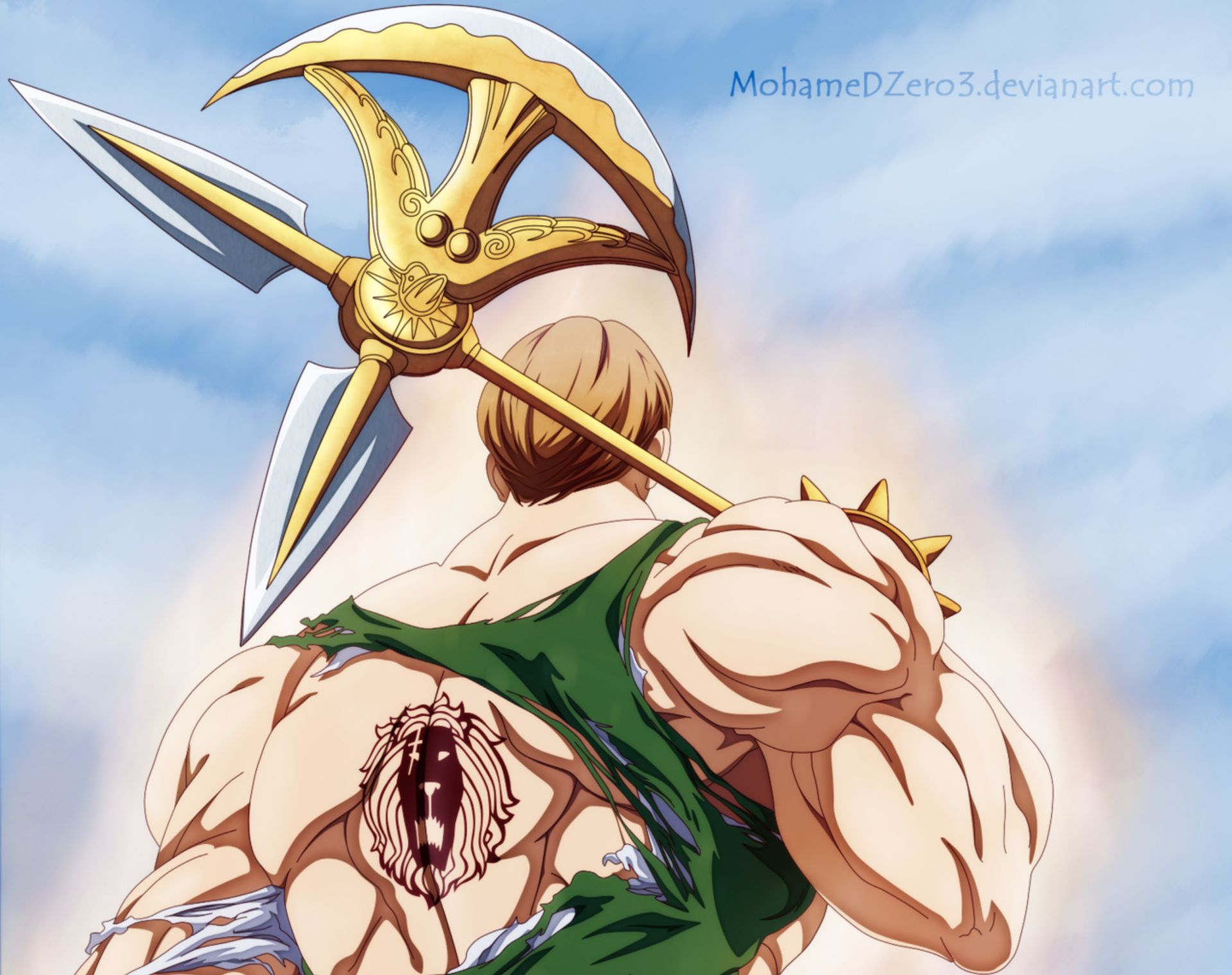 anime, the seven deadly sins, escanor (the seven deadly sins) phone background