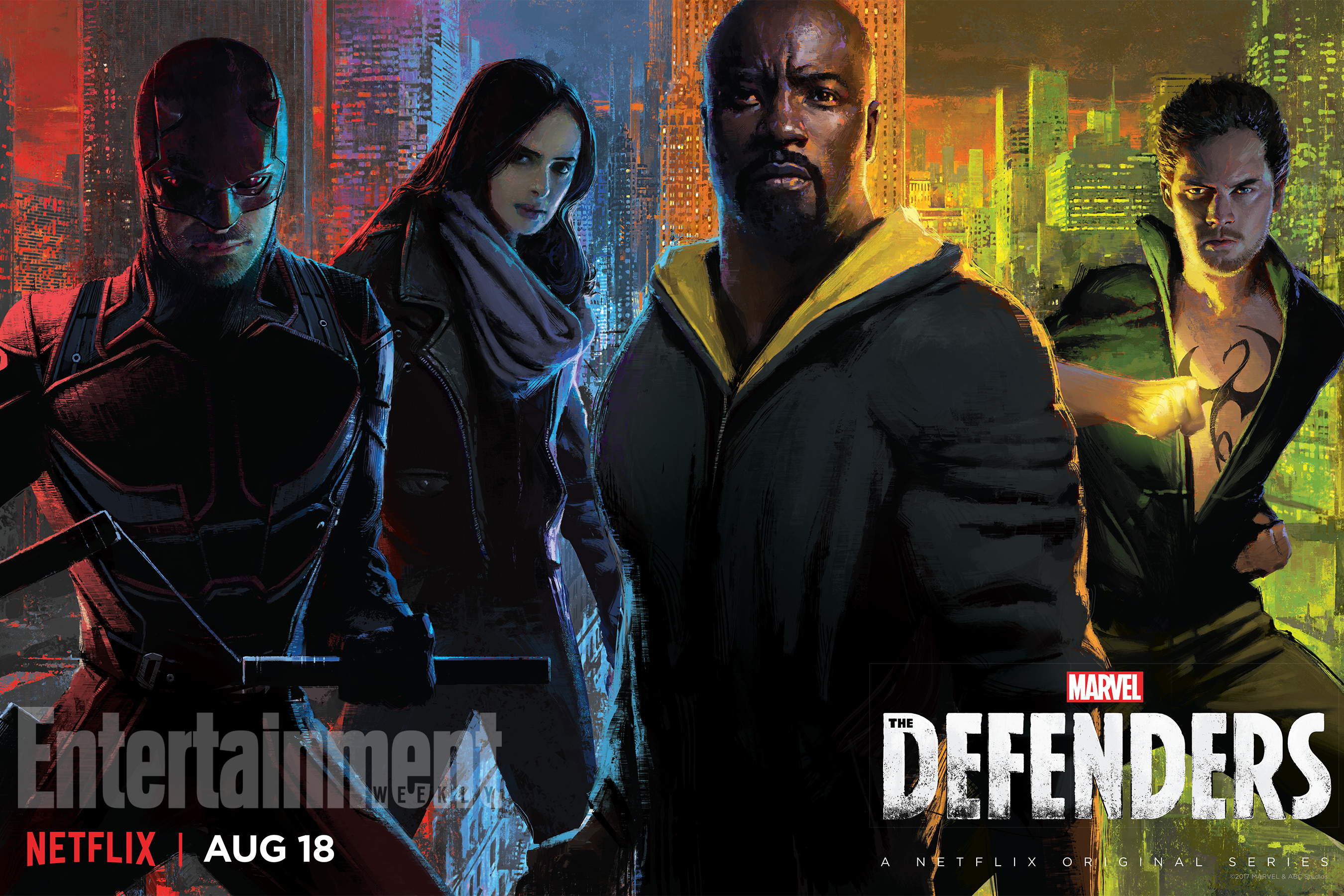 The Defenders Vertical Background