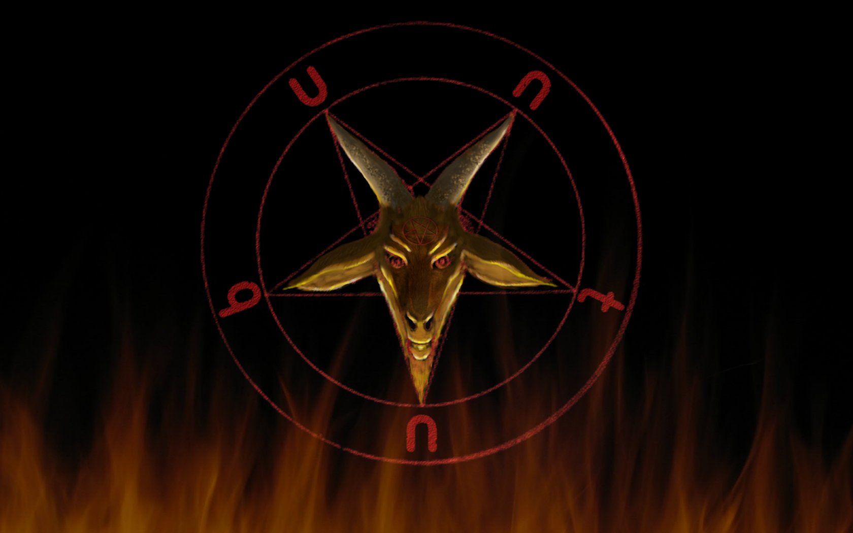 satanic, baphomet, satan, pagan, humor, satanism, dark, demon, occult 8K
