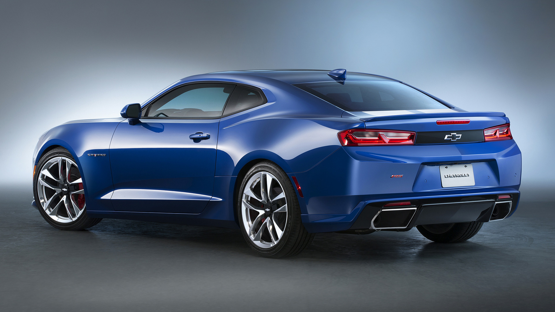 Chevrolet Camaro 2016 синяя