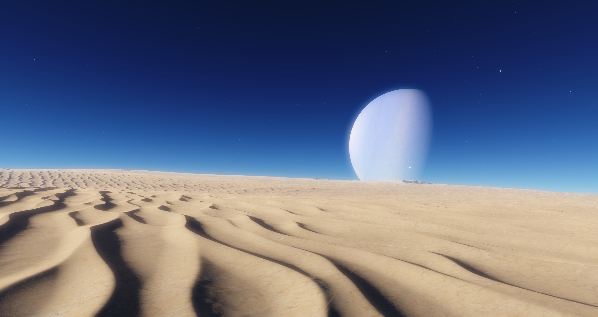 Download mobile wallpaper Sand, Moon, Desert, Planet, Video Game, Space Engine for free.
